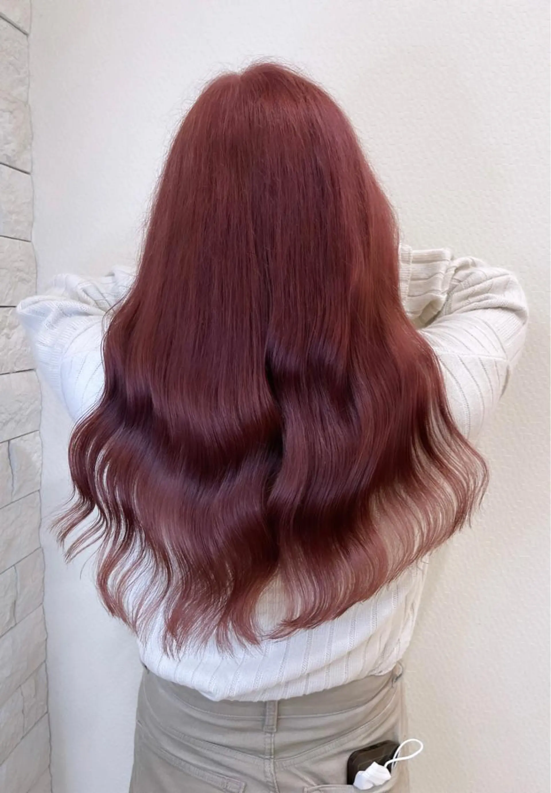 カラー ブリーチ ピンクカラー カット ヘアカラー トリートメント 名古屋のピンク好き かずくん🦩のヘアスタイル