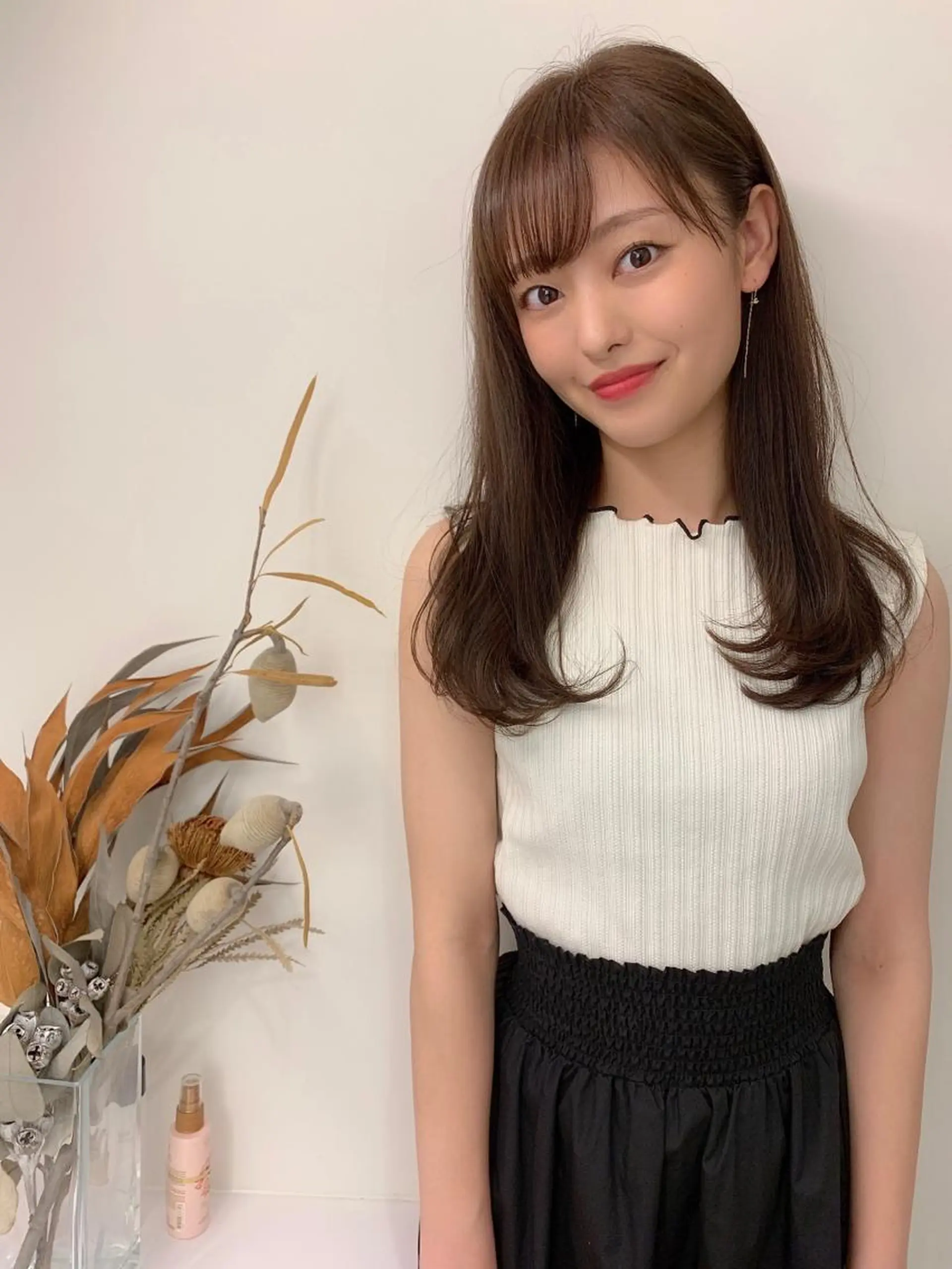 ロング カラー カット ヘアカラー トリートメント 髪質改善will hairdesignのヘアスタイル