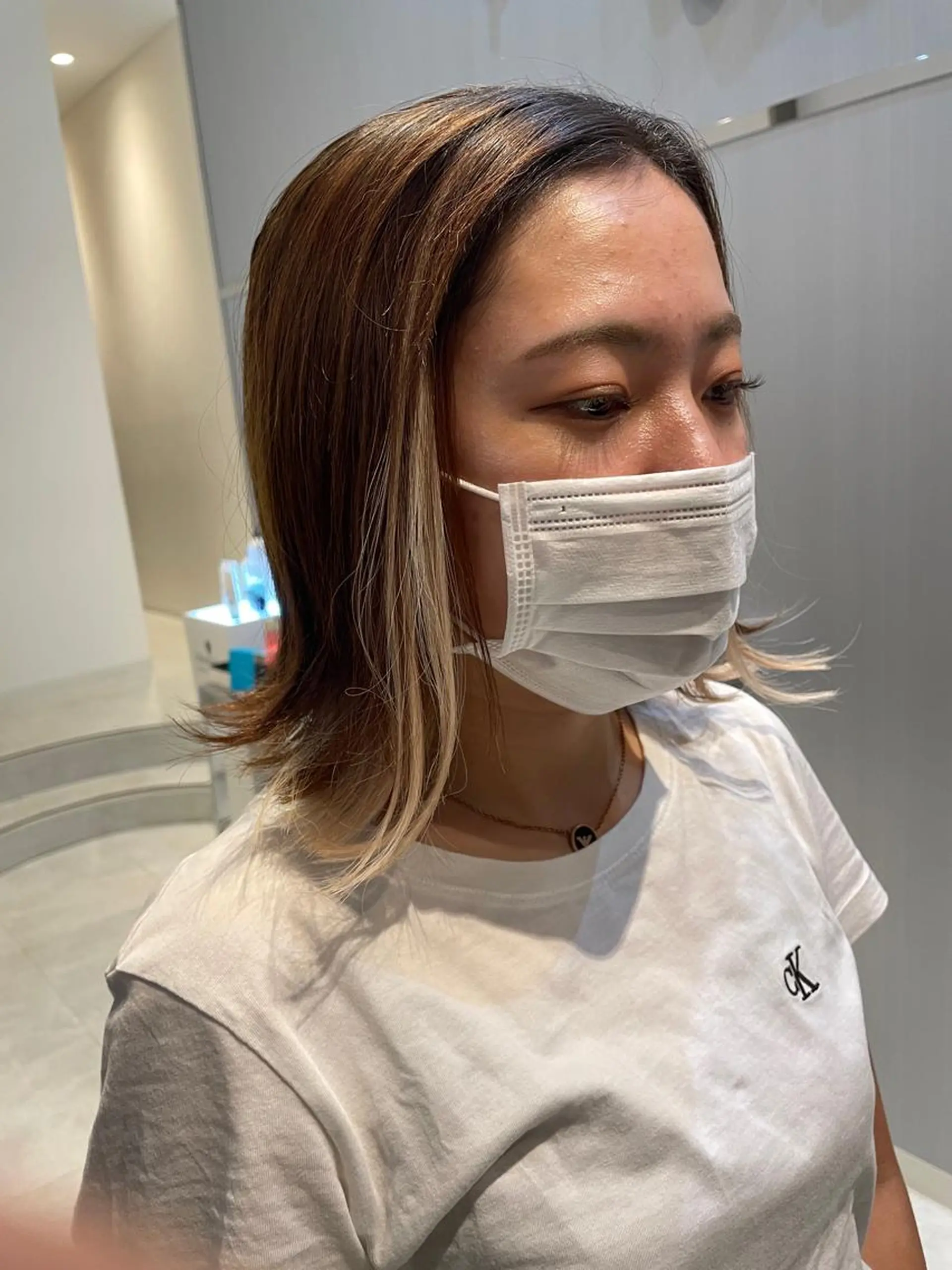 ミディアム シールエクステ エクステ 縮毛矯正 トリートメント 酸性ストレート 大人女性特化|北千住 ・艶髪|JIROのヘアスタイル