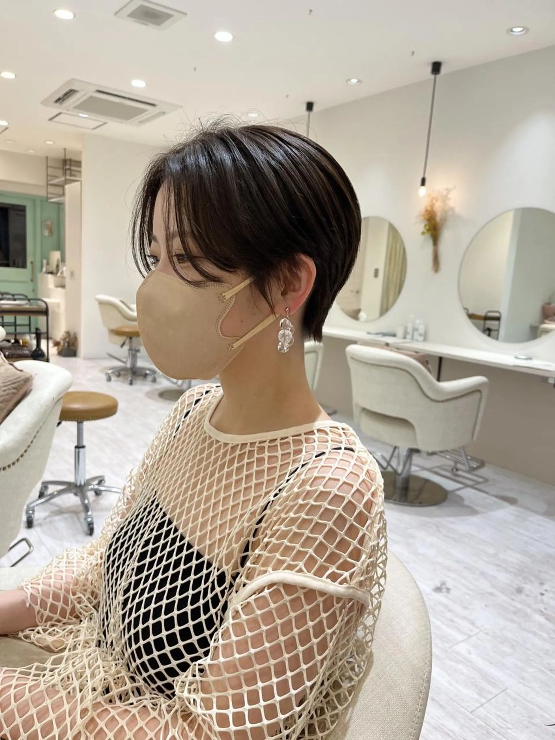 ショート Chiho / 梅田 / ボブ/ パーマのヘアスタイル