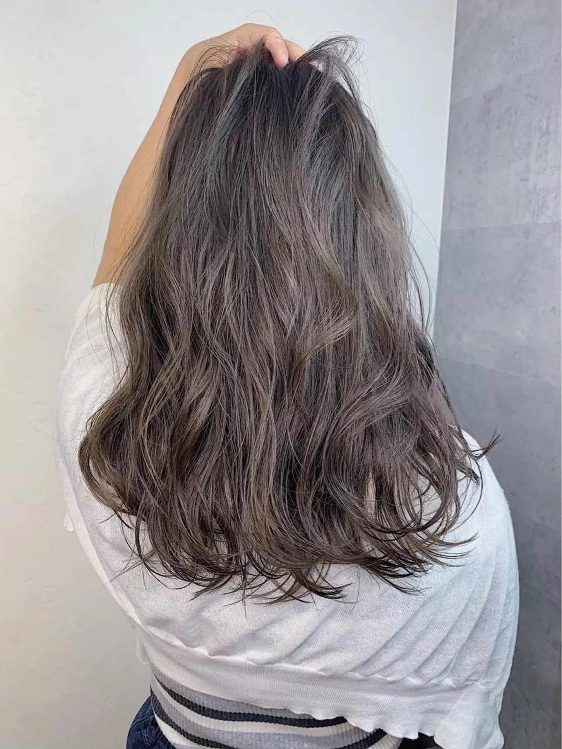 セミロング 柔らか透明感カラー ☀️koshi☀️のヘアスタイル