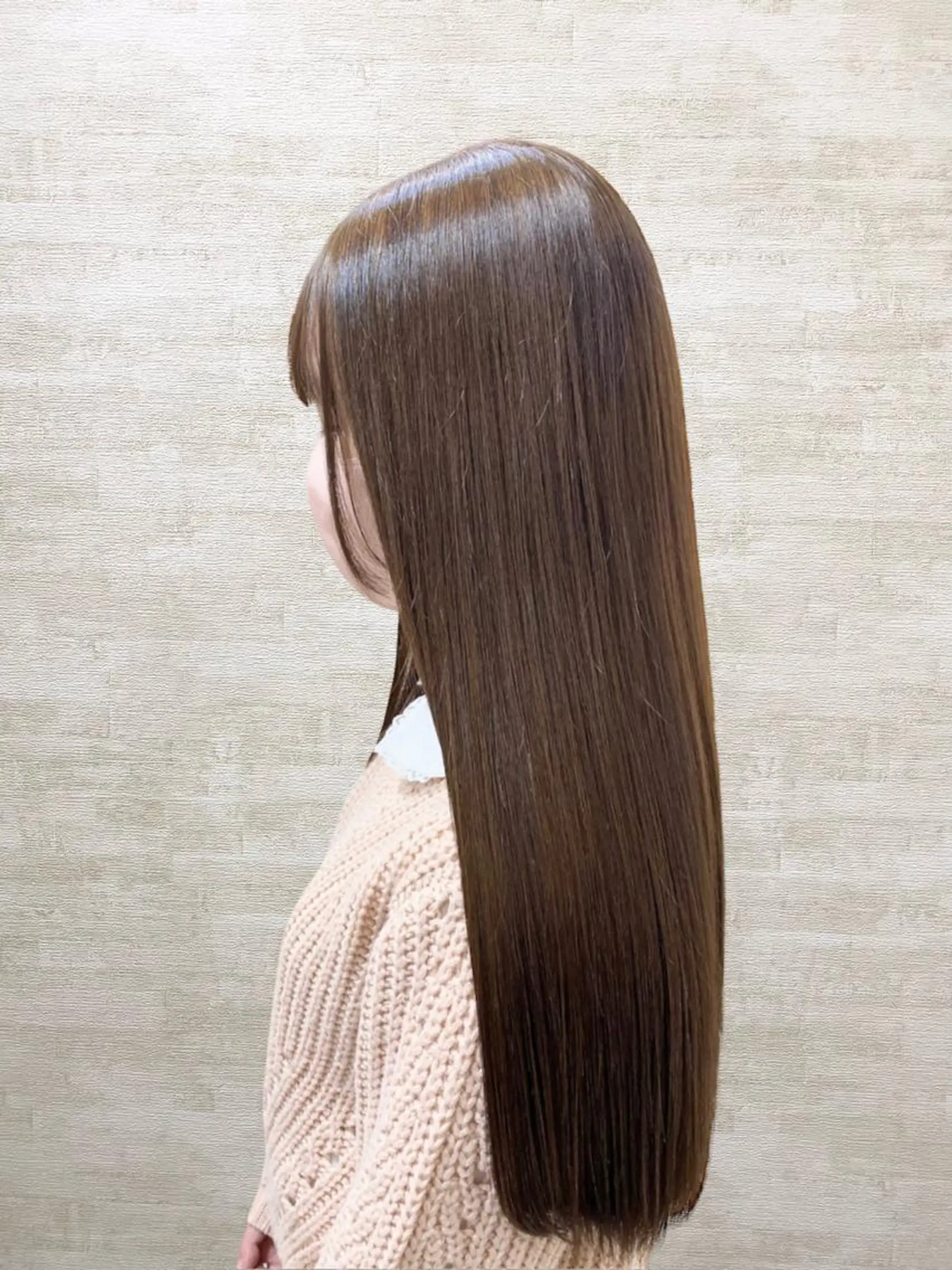 ロング カット ヘアカラー 縮毛矯正 髪質改善&ヘアケア 永山若奈のヘアスタイル