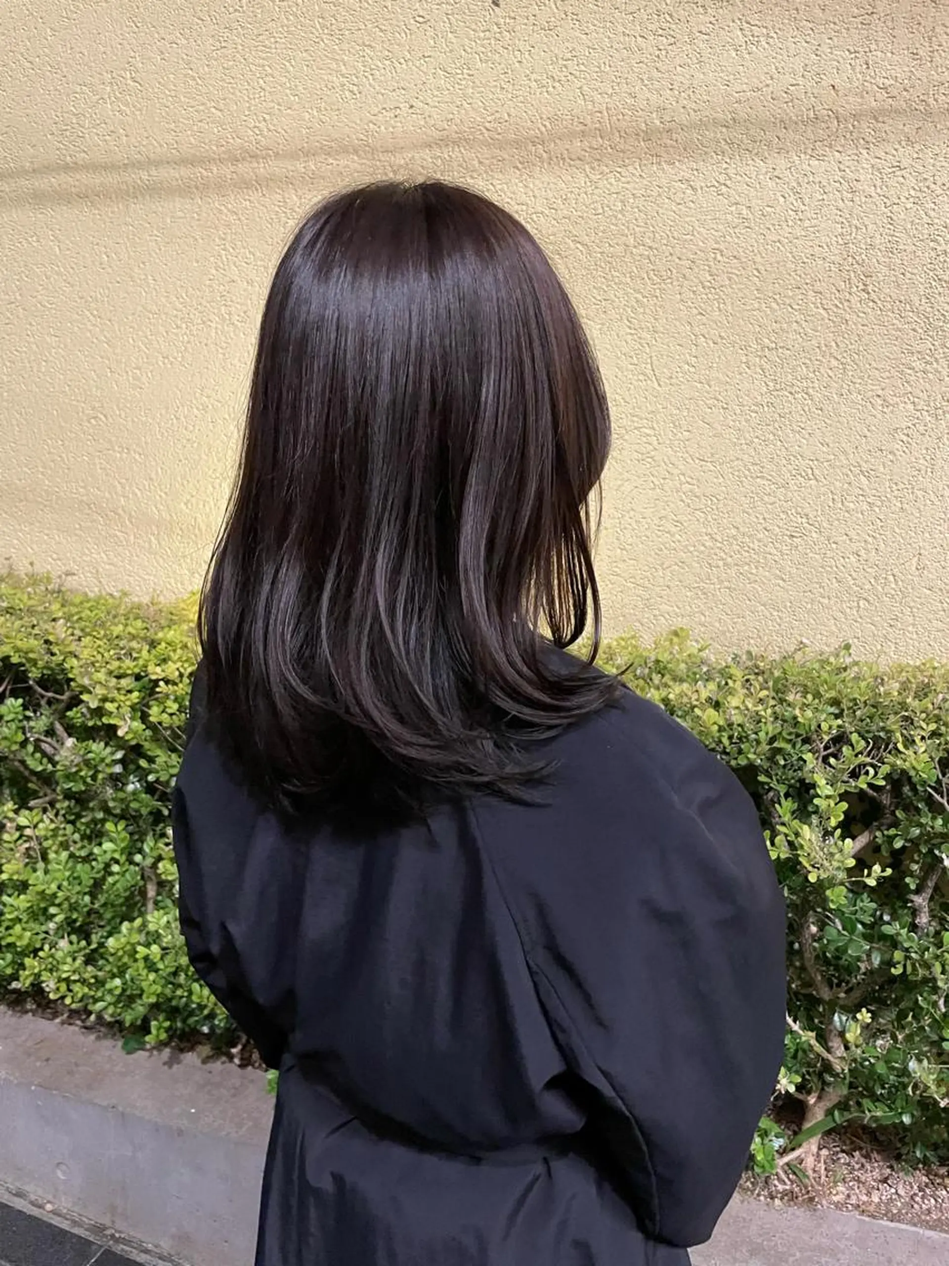 セミロング カラー グレージュ GO TODAY SHARE SALON 原宿本店所属・ブリーチ/ハイトーン 艶カラー/ユリナのヘアスタイル