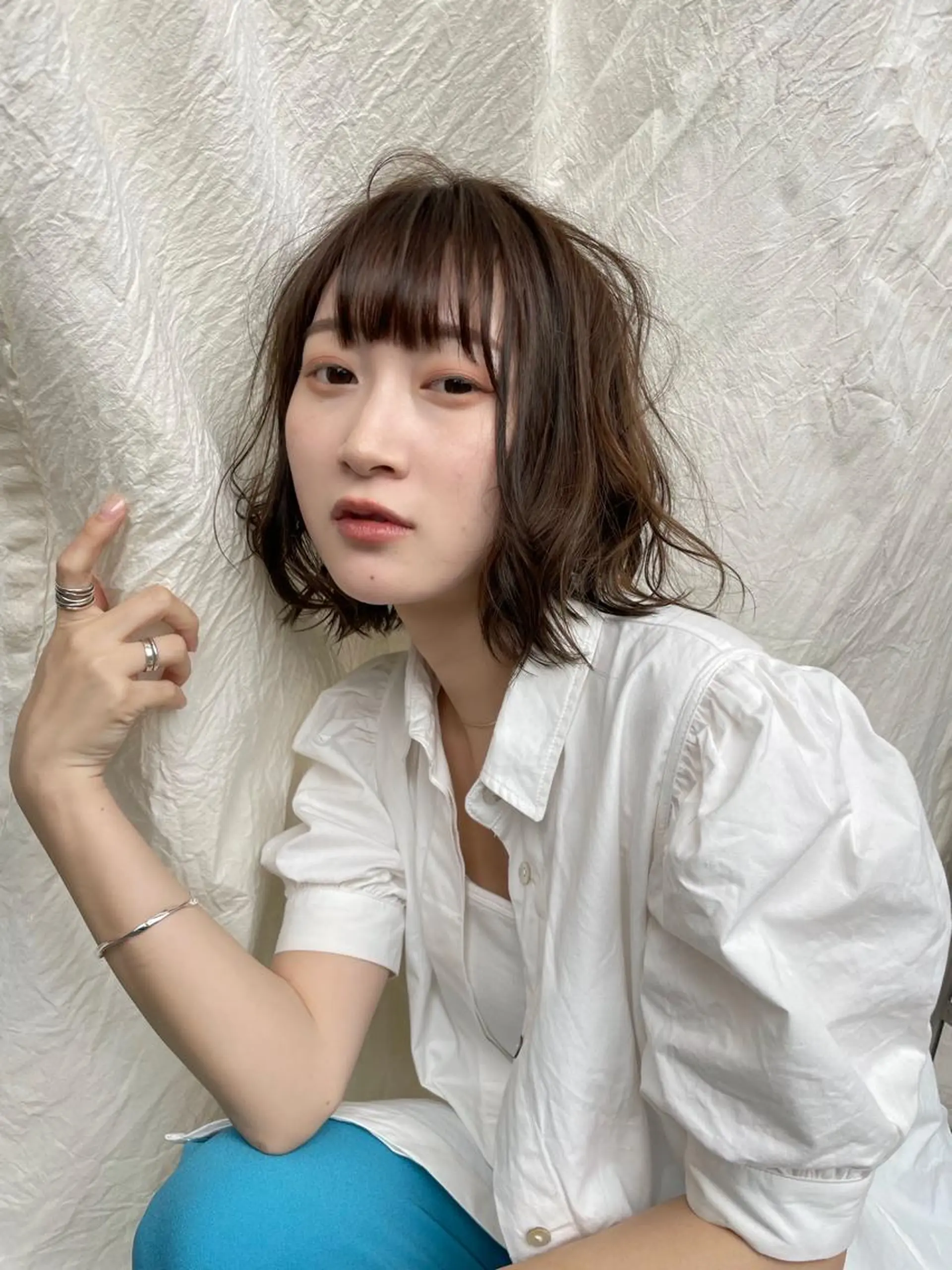 カラー ベージュカラー オリーブベージュ カット ヘアカラー トリートメント loka所属・山本 晶大のヘアスタイル