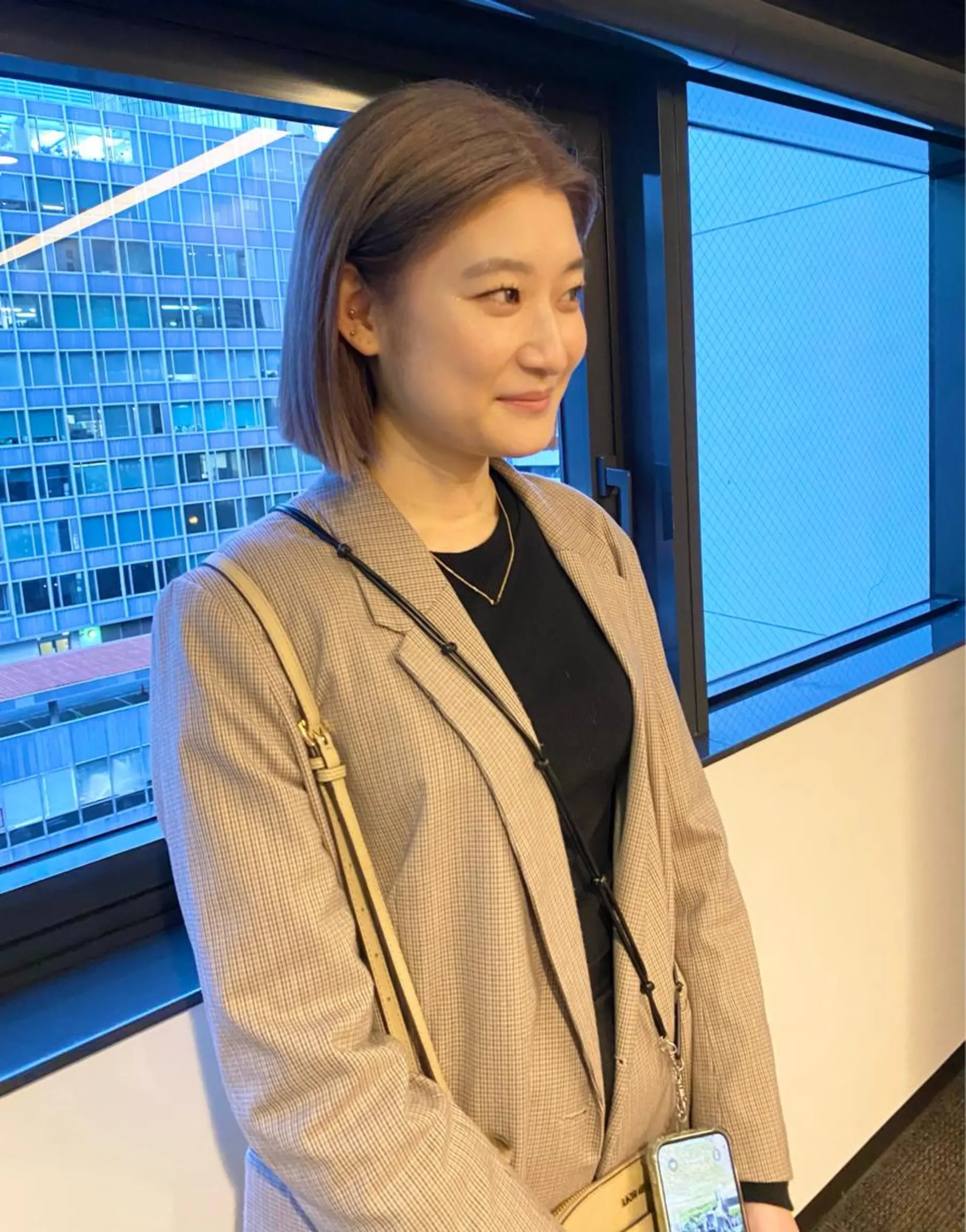 ショート カラー パーマ ヘアアレンジ 髪と音処　マトぺ所属・デザインカラー/ボブ ブリーチカラー/ユリのヘアスタイル