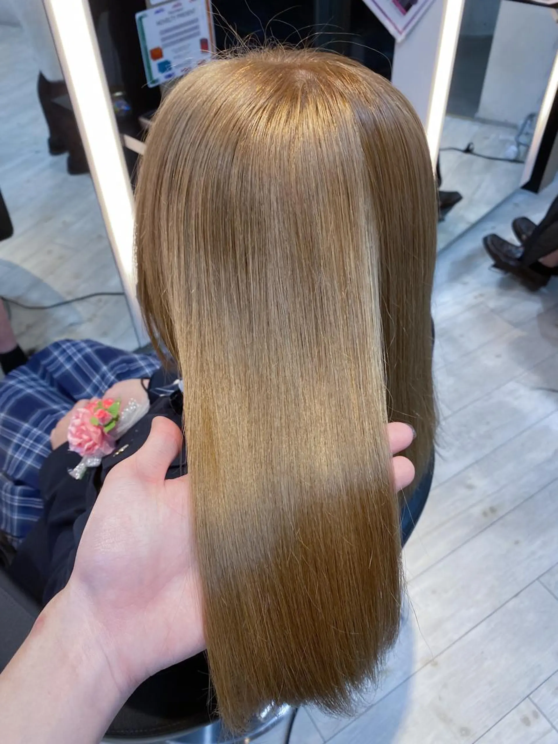 ロング カラー ベージュカラー カット ヘアカラー トリートメント 鈴木直之/ハイトーン /ボブ/美髪矯正のヘアスタイル