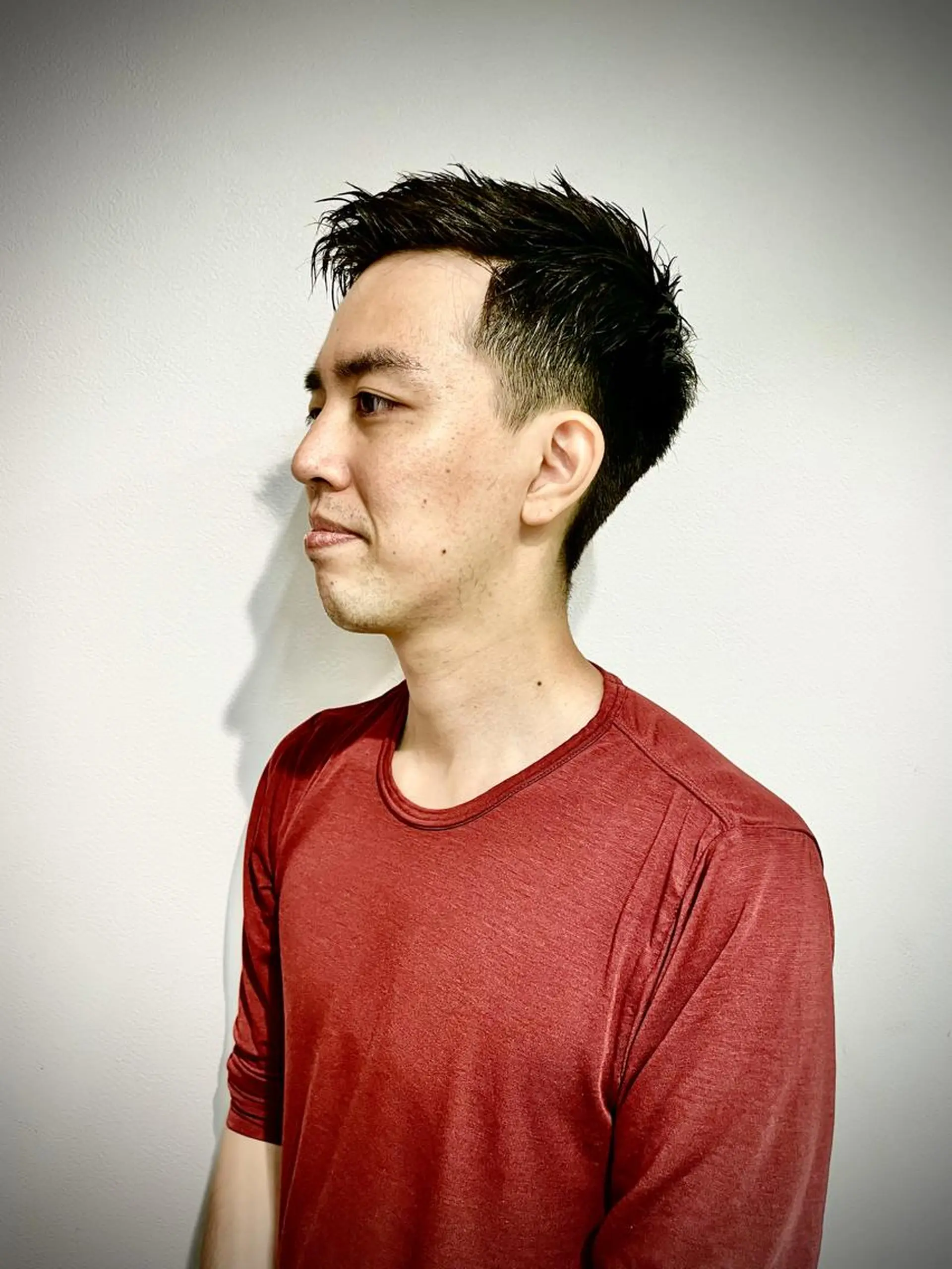 ショート パーマ メンズ 髪や目黒店所属・Kamiya's TOKYO 安孫子のヘアスタイル