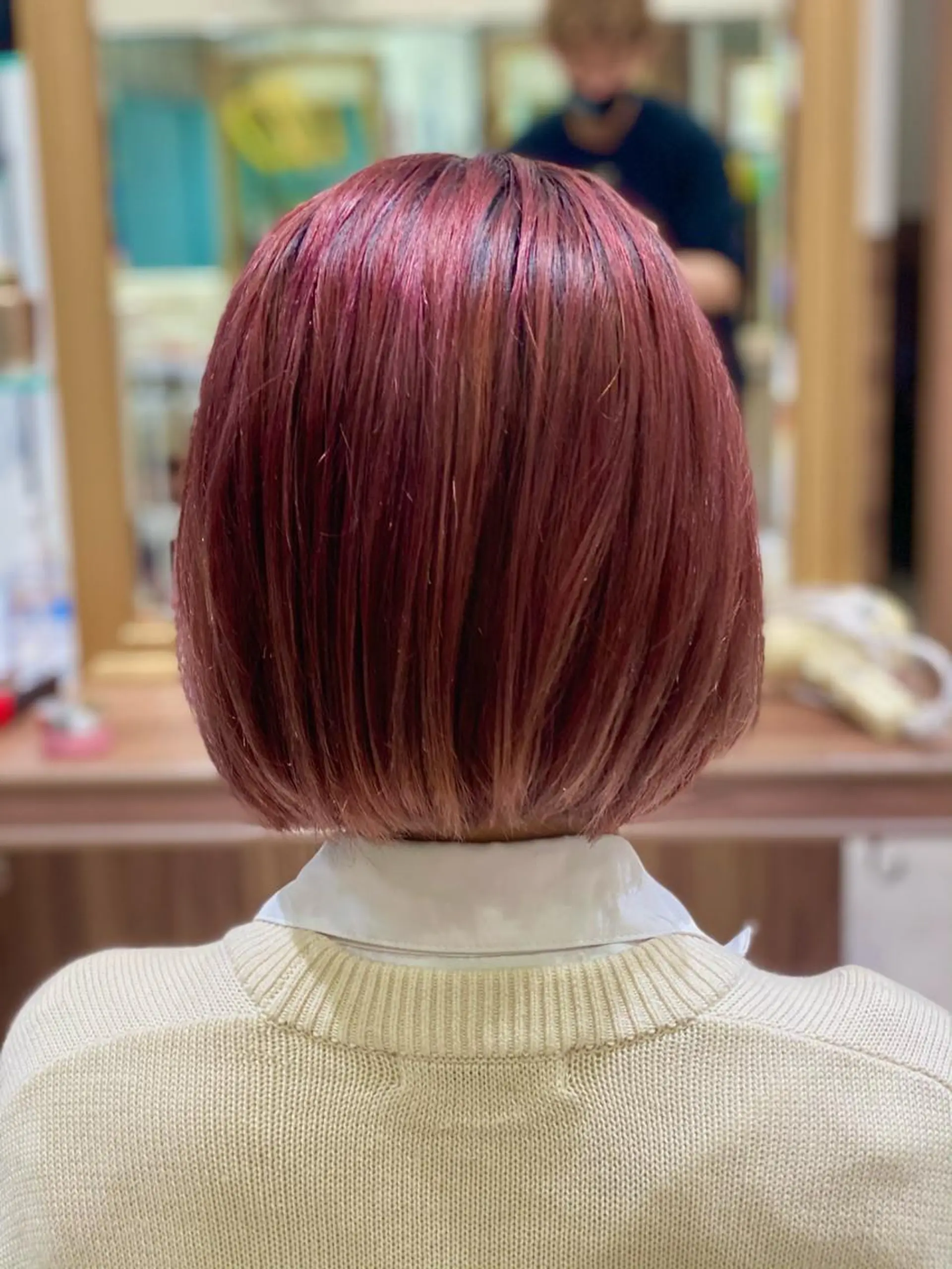 ショート カラー ピンクカラー バイオレットカラー 💎大人ハイライト 💎上杉一也💎のヘアスタイル