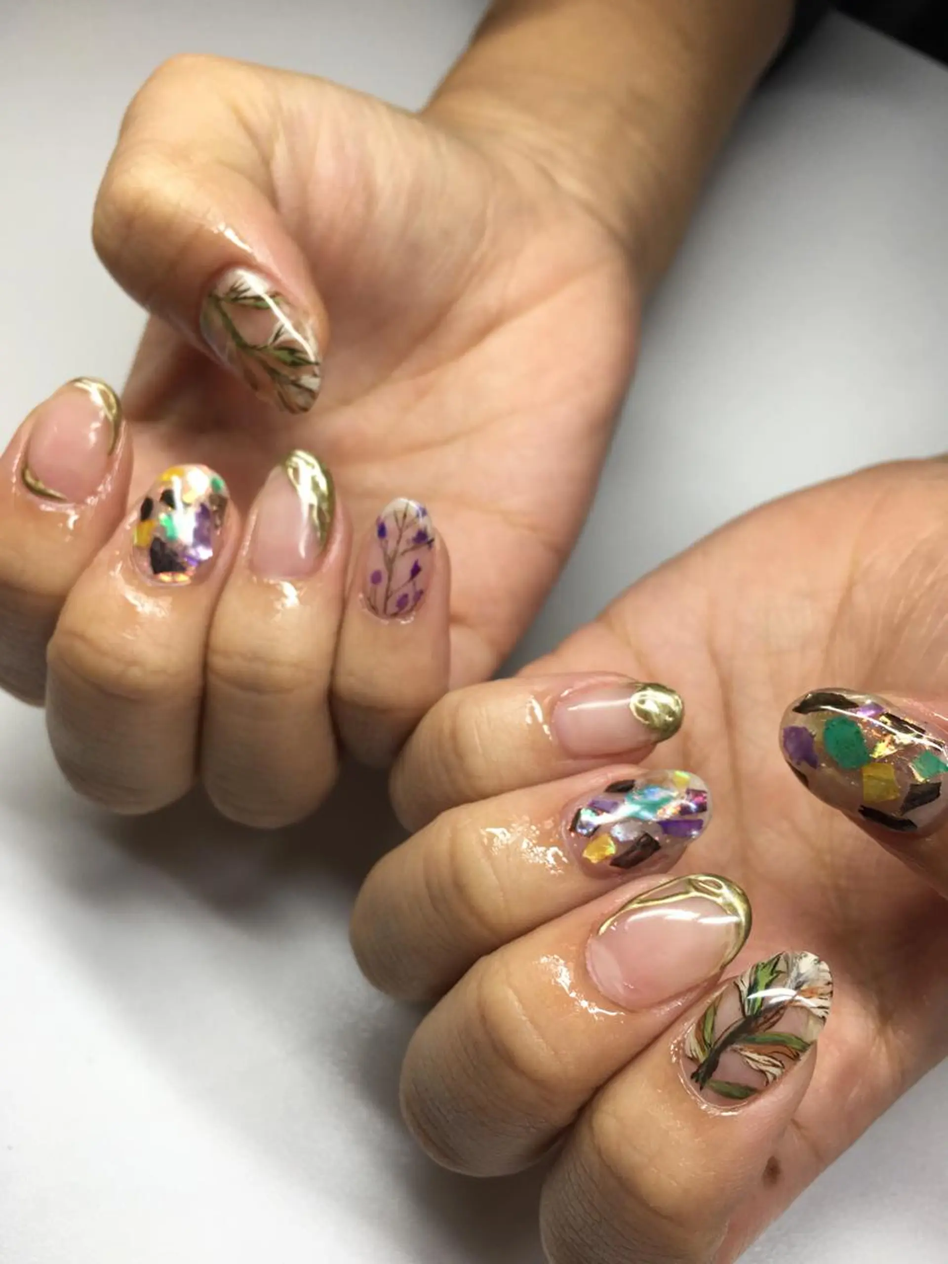 ネイル アートネイル ハンドネイル glow_ nailのネイルデザイン