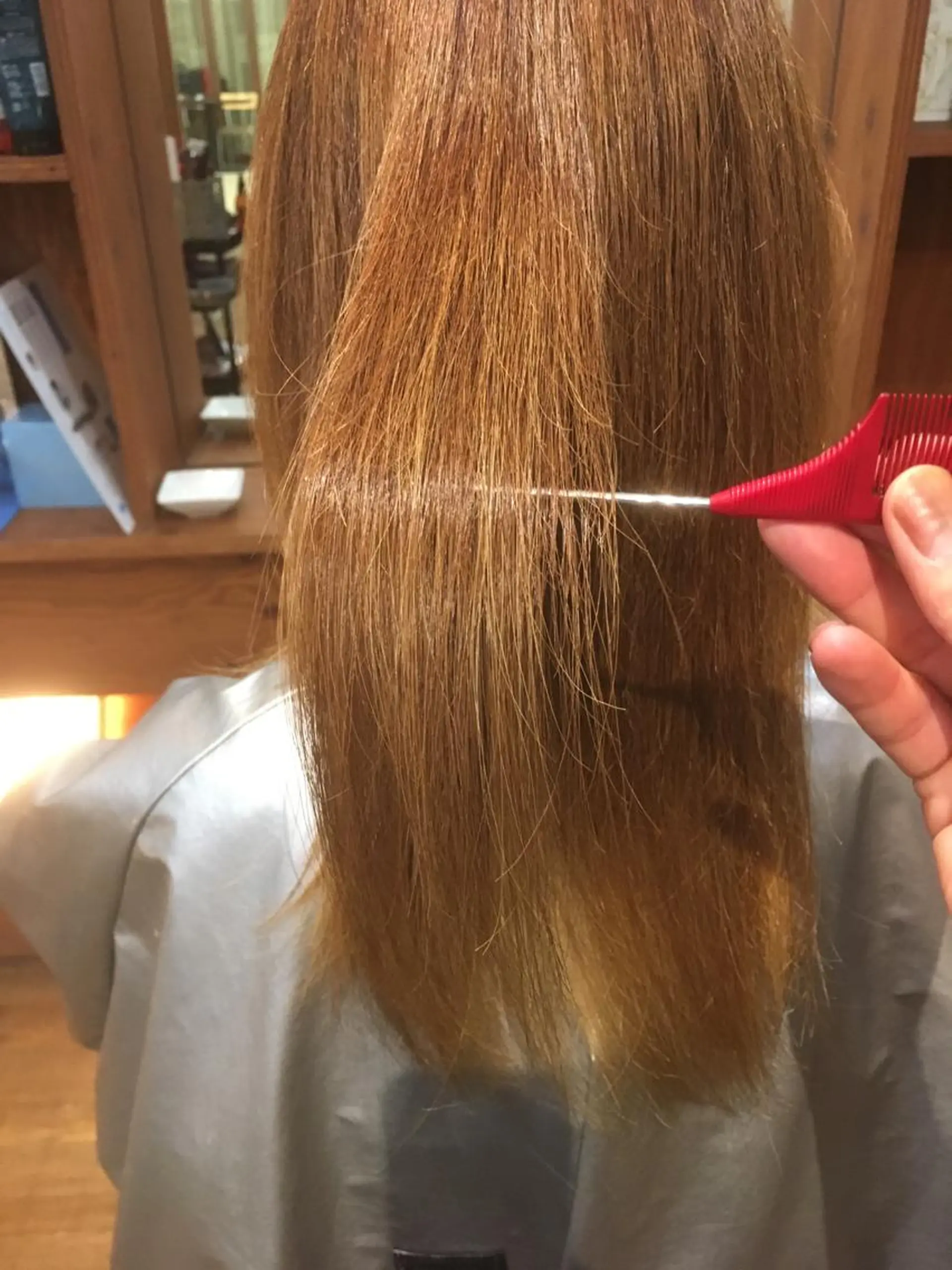 ロング パーマ カット 縮毛矯正 トリートメント 菅村 勇亮のヘアスタイル