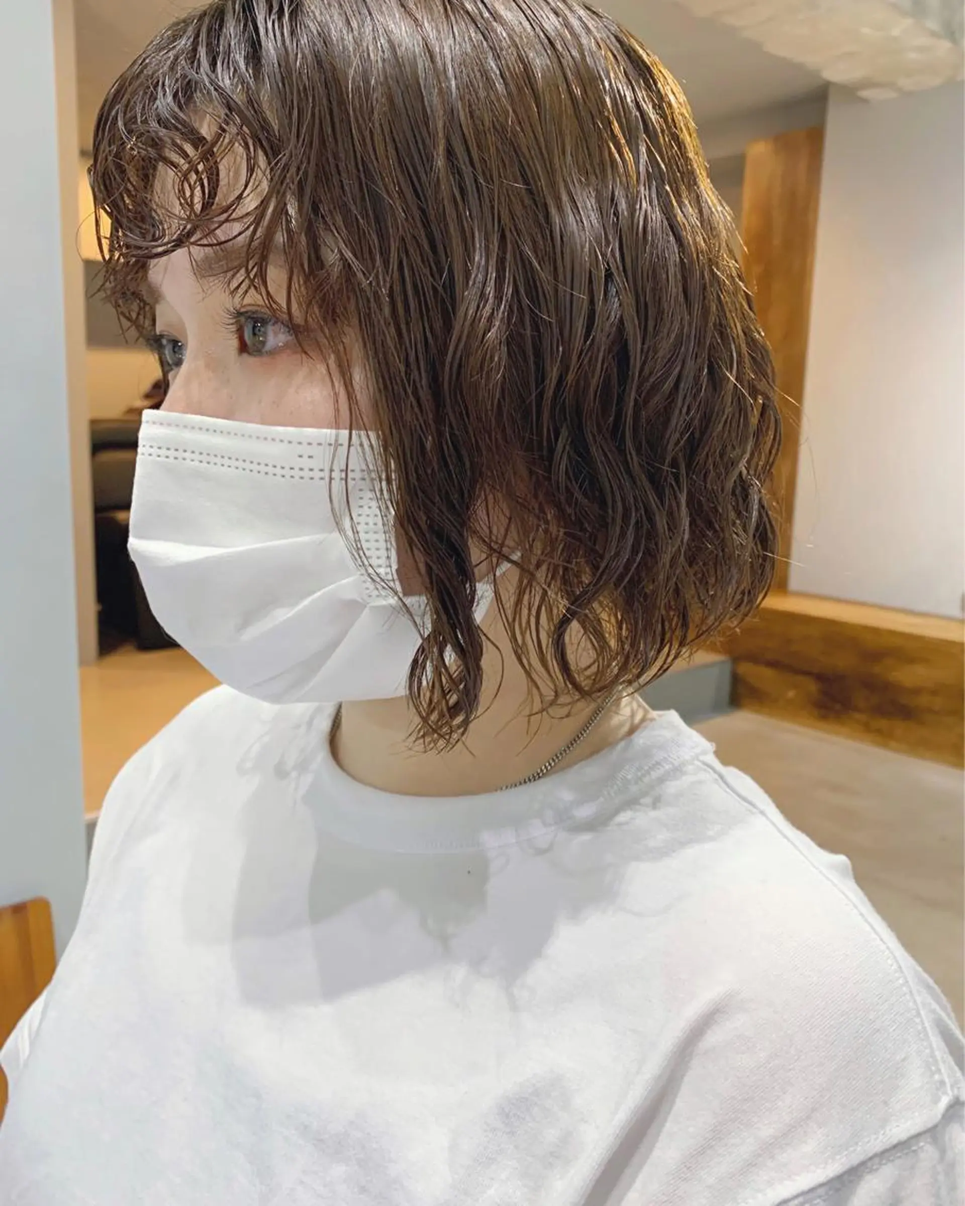 パーマ ボブパーマコテ巻き風 パーマNo1深江秀平のヘアスタイル