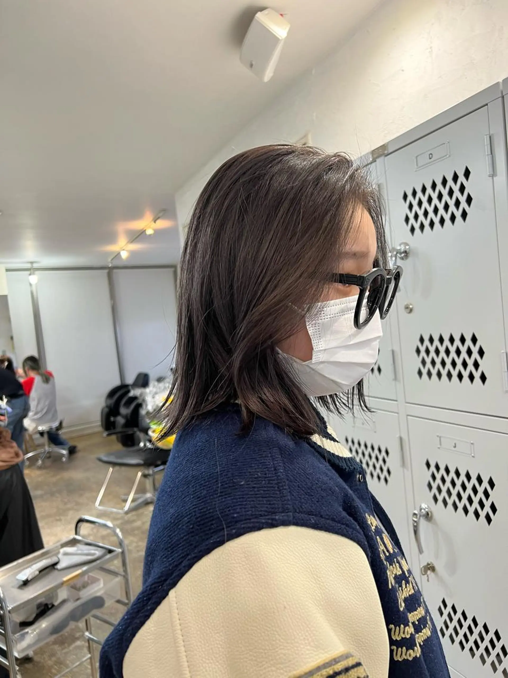 ミディアム カラー グレージュ ラベンダーカラー ラベンダーグレージュ ラベンダーグレー ヘアカラー トリートメント SYS by fit /HONOKAのヘアスタイル