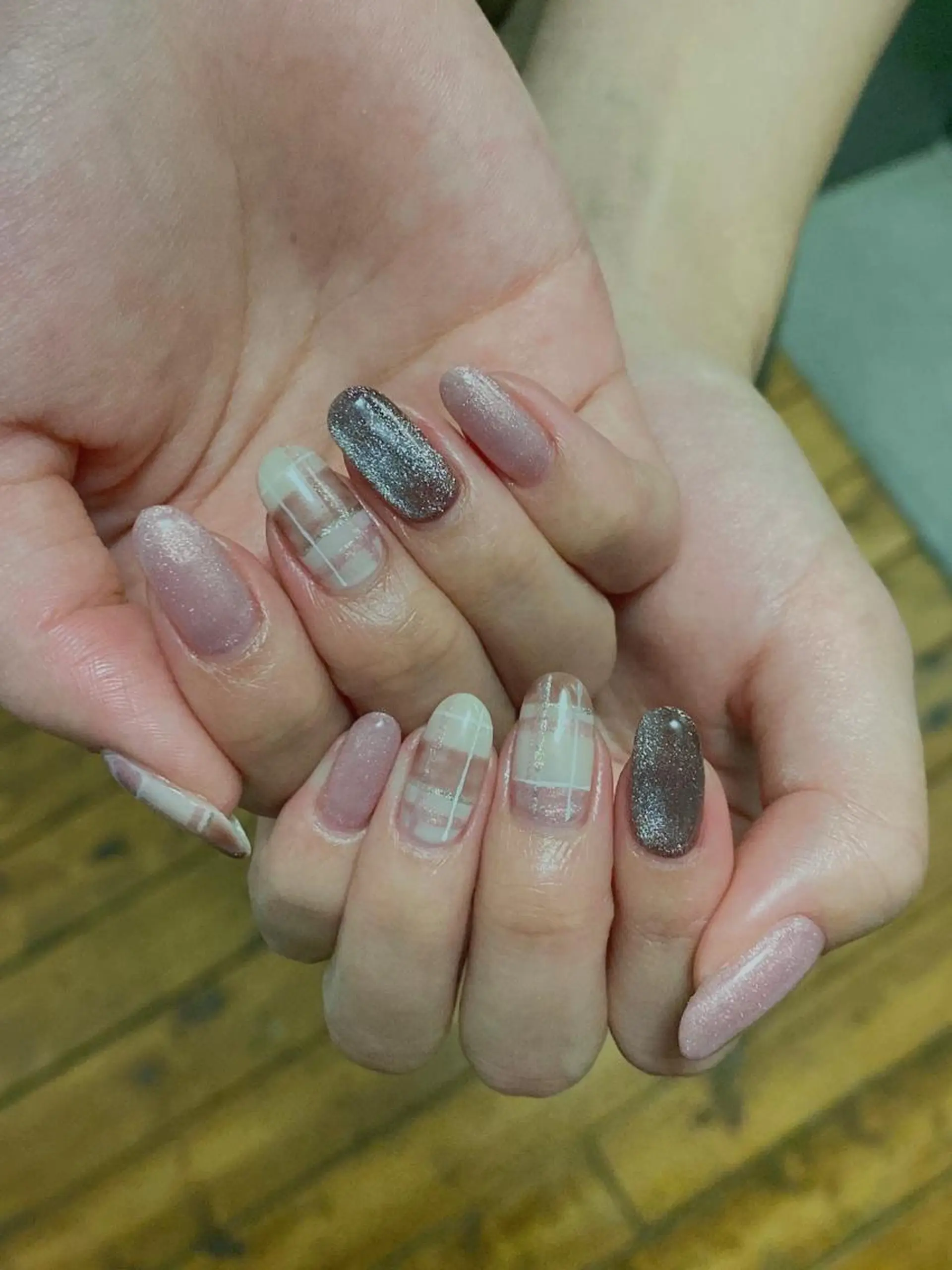 ネイル ピンク yuminail所属・錦糸町 yuminailのネイルデザイン