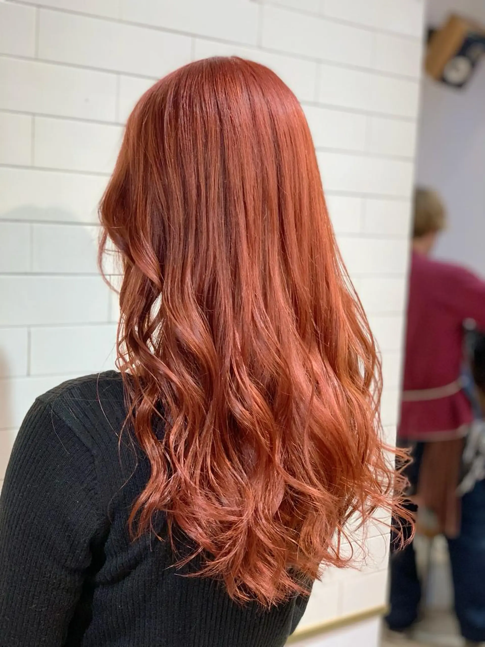 セミロング カラー ヘアアレンジ カット ヘアカラー トリートメント 髪質改善×ハイトーン 中田啄也のヘアスタイル