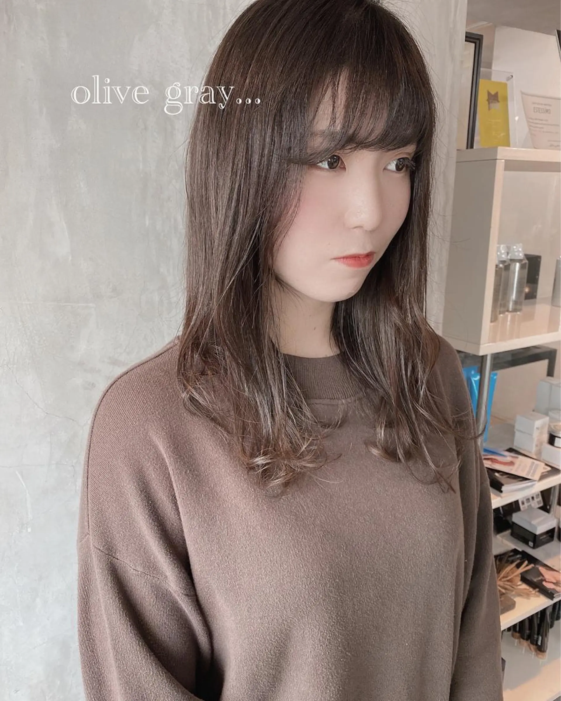 セミロング カラー ヘアアレンジ stylist/蛯谷 珠里のヘアスタイル