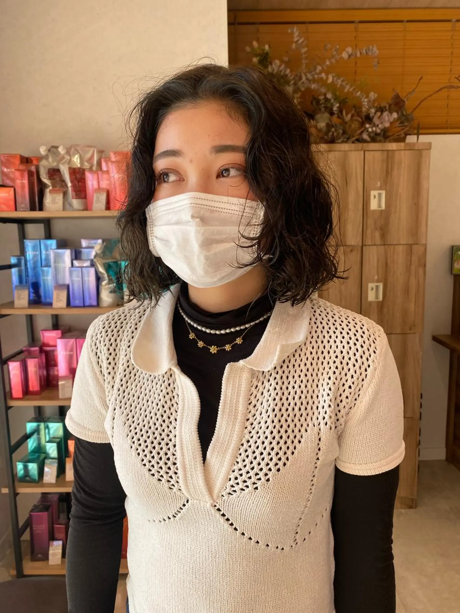 ショート カラー パーマ カット パーマ パーマ指名No1 /namiのヘアスタイル