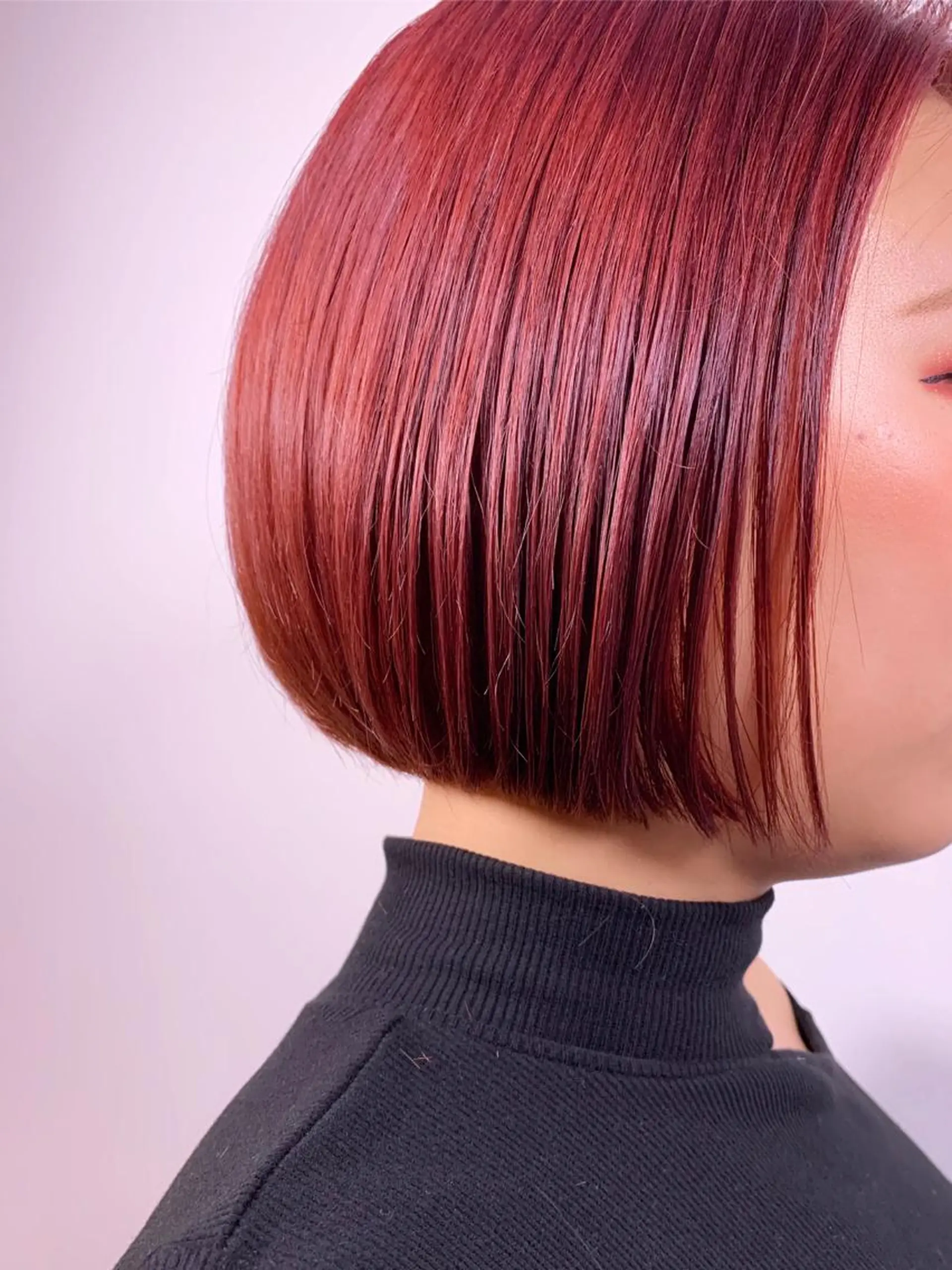 ショート カラー ブリーチ ピンクカラー ボブ tension 【テンション】のヘアスタイル