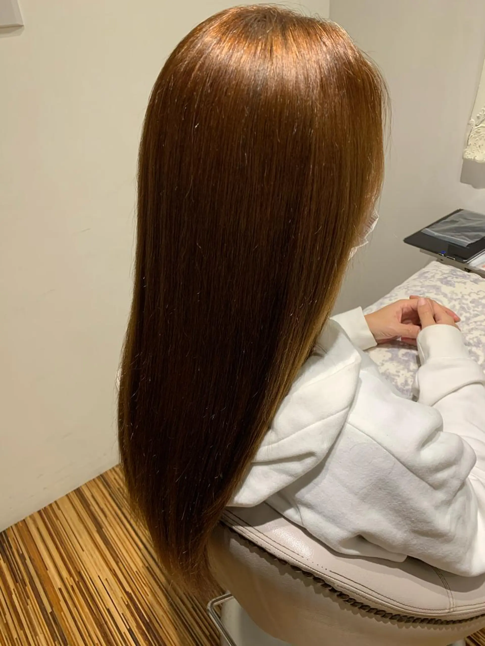 ロング 縮毛矯正 松村 あづみのヘアスタイル