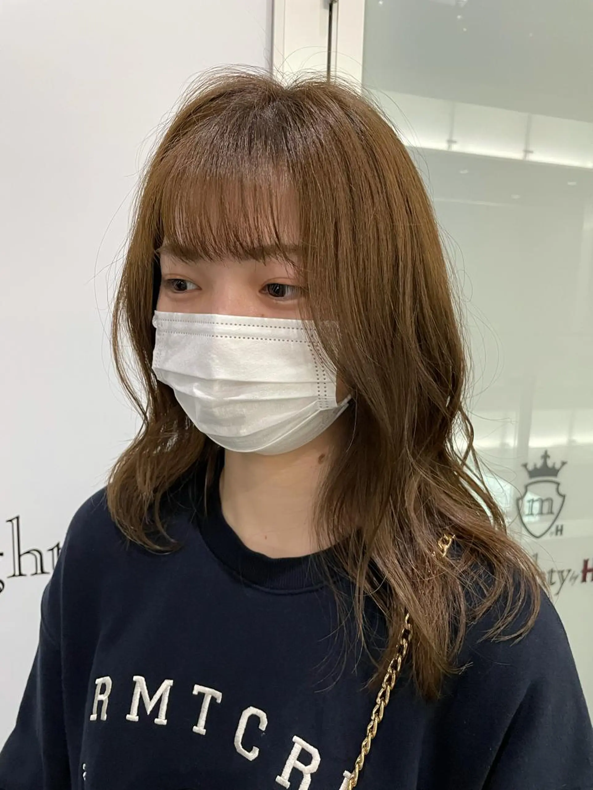 ミディアム 栄　mighty by H所属・不破一輝/栄/矢場町 ボブ/レイヤー/艶髪のヘアスタイル