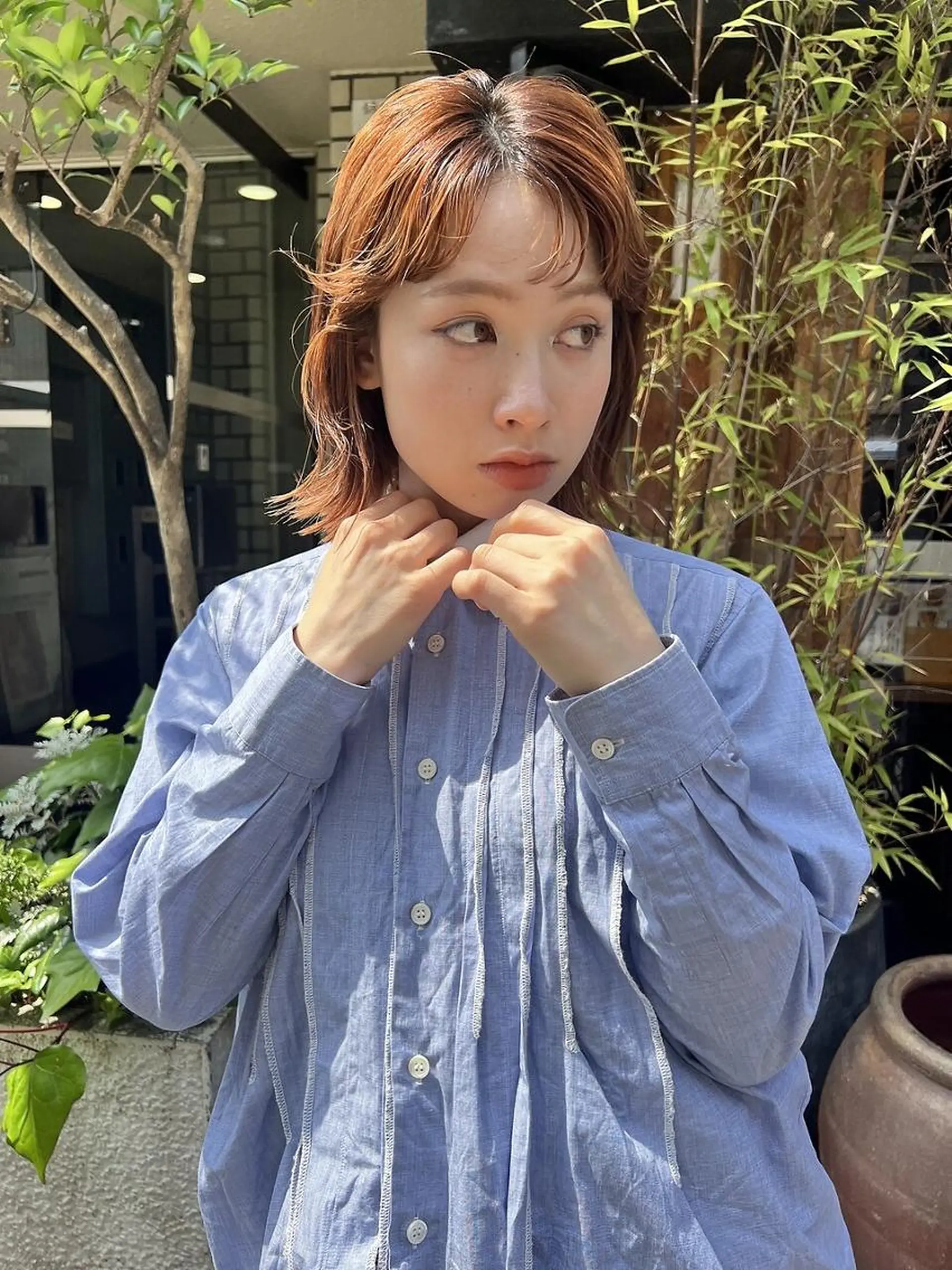 ショート カット ヘアカラー nelke/レイヤー 立川/ブリーチのヘアスタイル