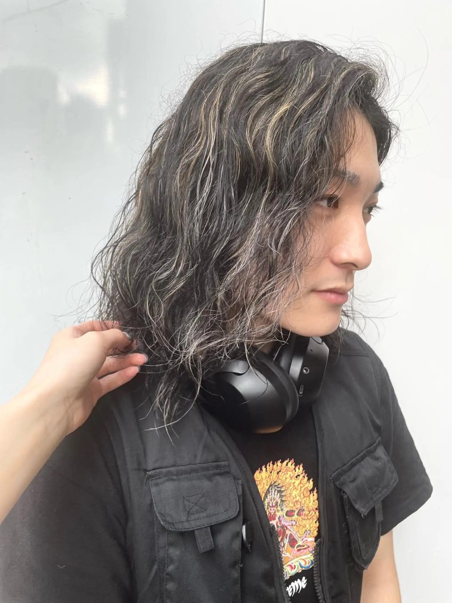 ミディアム メンズ sica所属・スタイル撮影 モデル募集momoのヘアスタイル