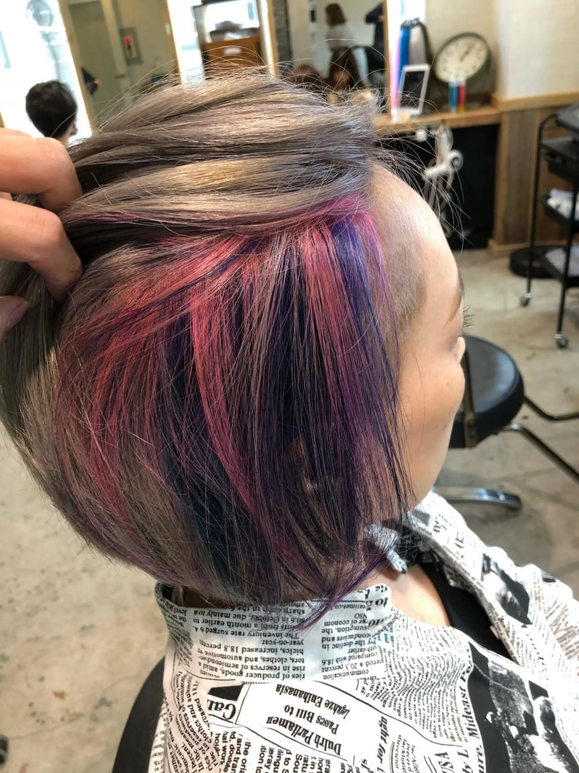 ミディアム カラー 舘野 太嘉宏のヘアスタイル