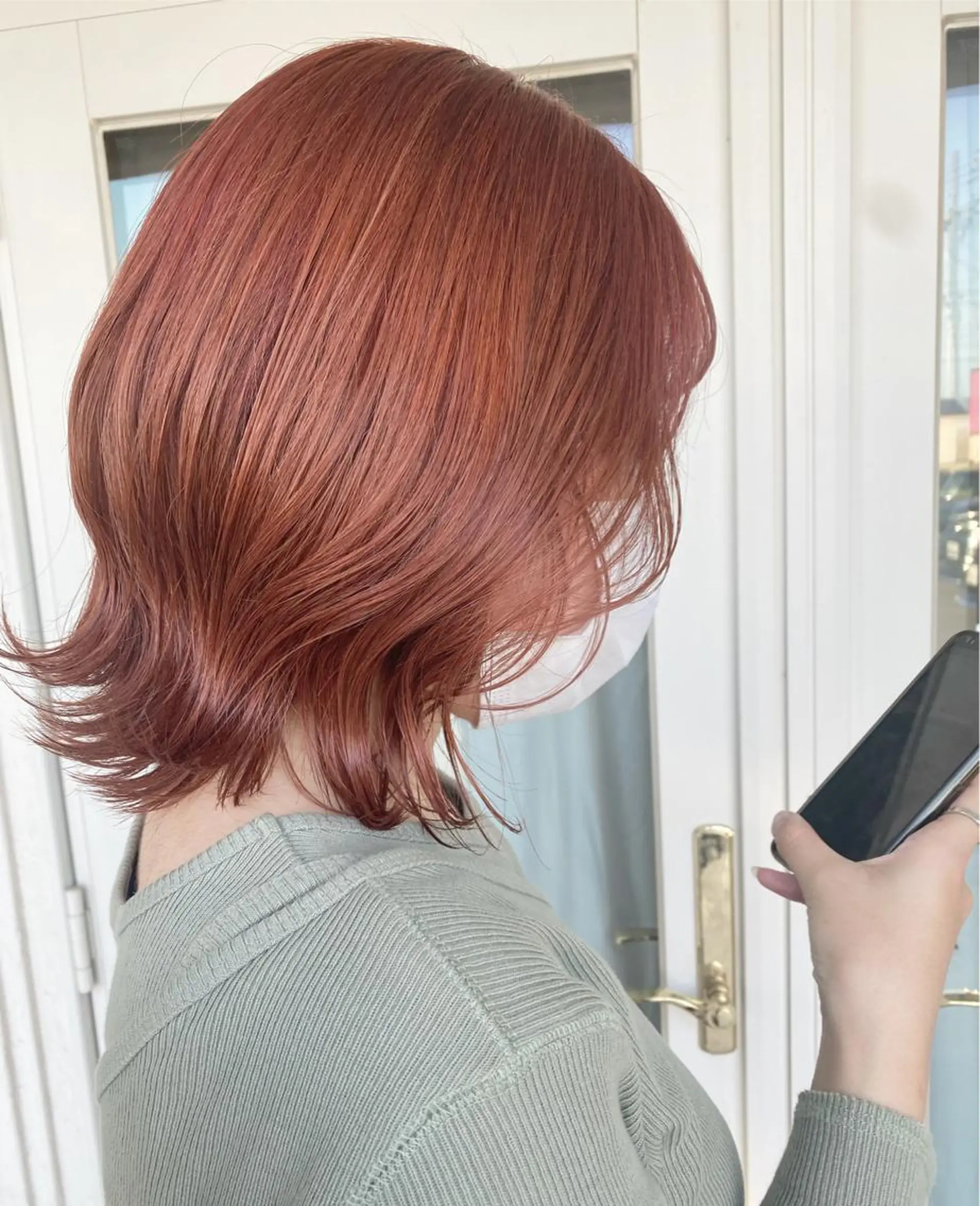 ミディアム カラー 🫧赤み消しカラー nanami🫧のヘアスタイル