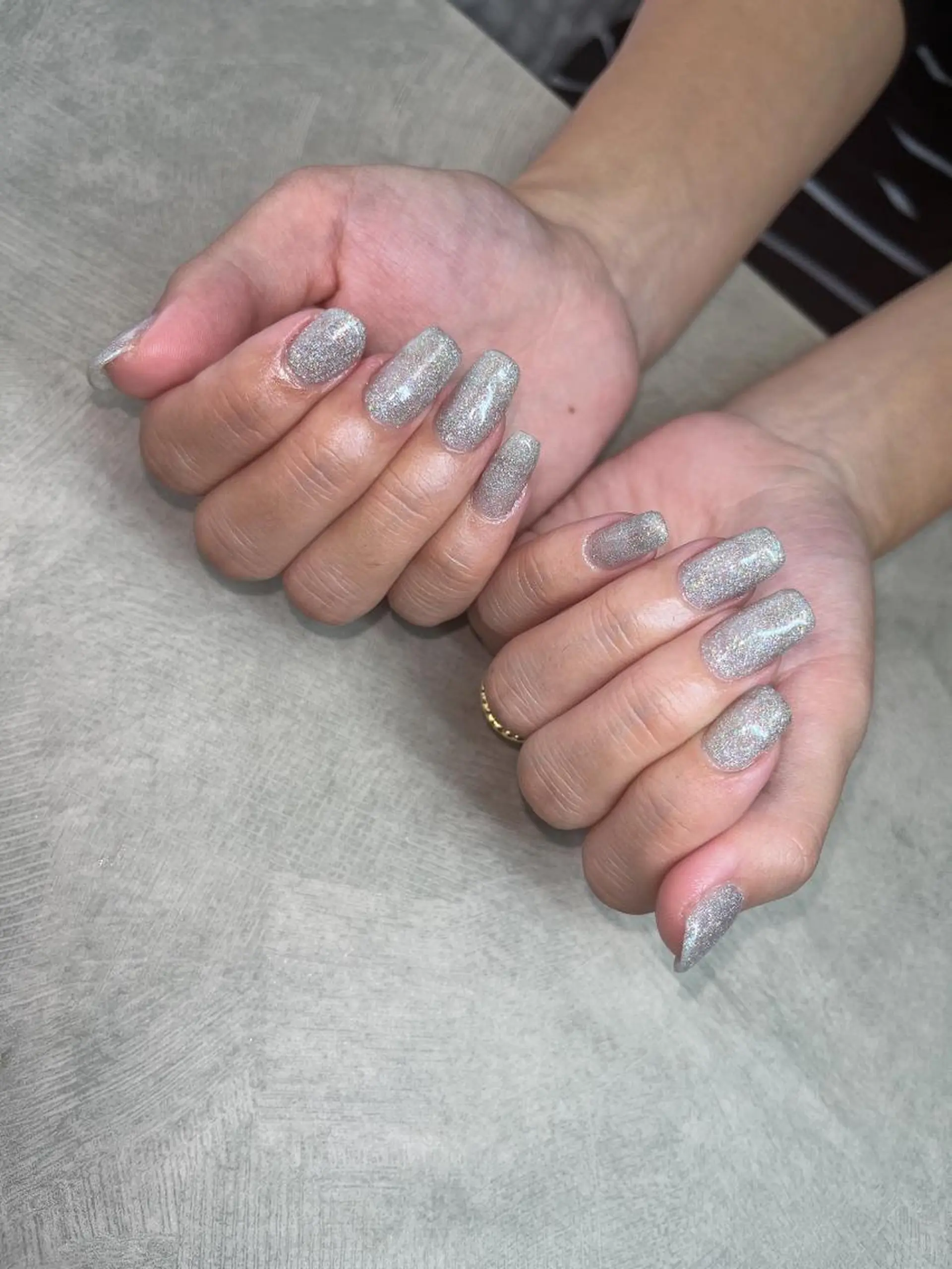 ネイル ラメ(グリッター) ハンドネイル MIKA ♡のネイルデザイン