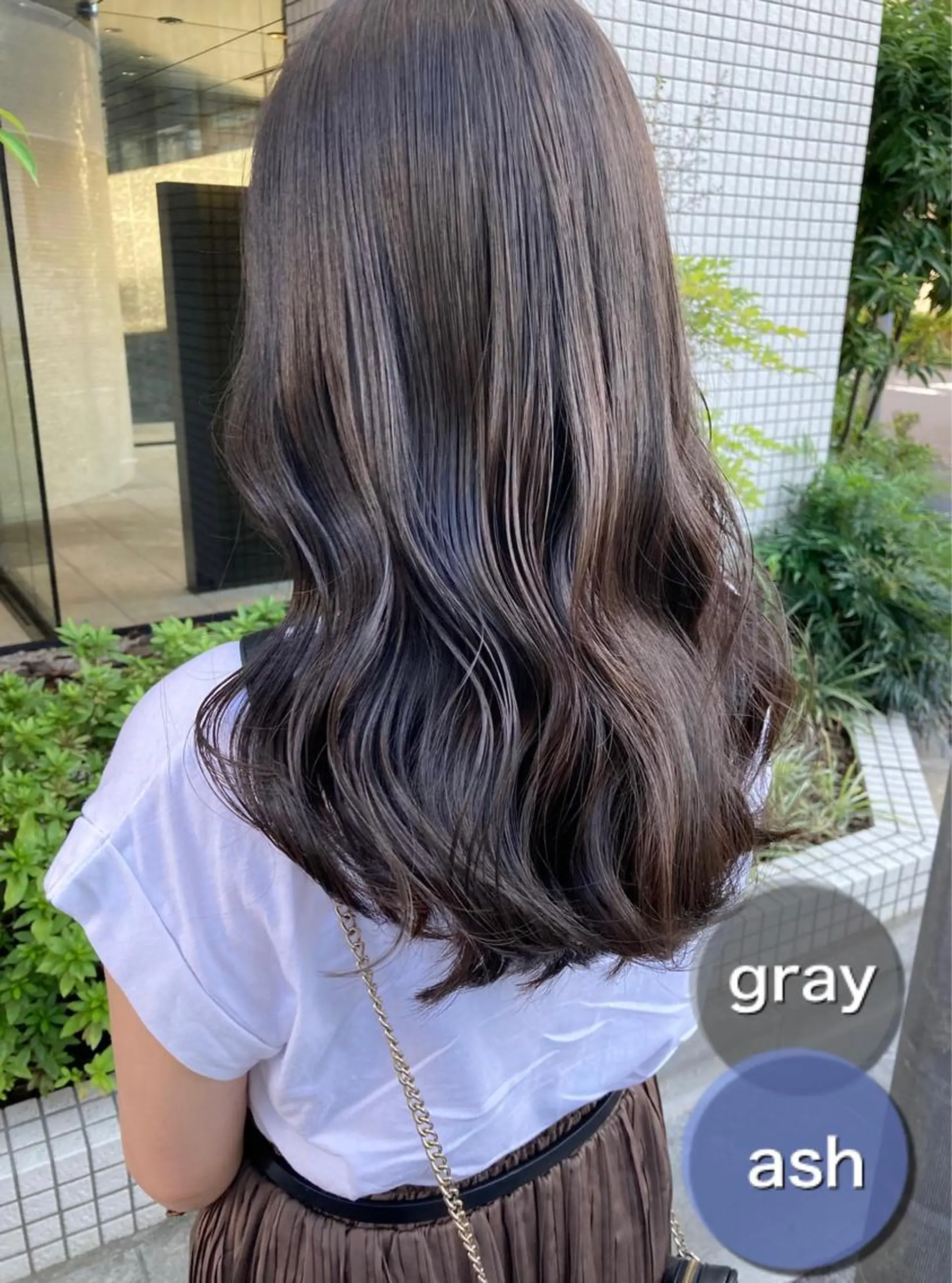 ロング カット ヘアカラー トリートメント ✨色持ちの良い艶 カラー✨蟹江真世のヘアスタイル