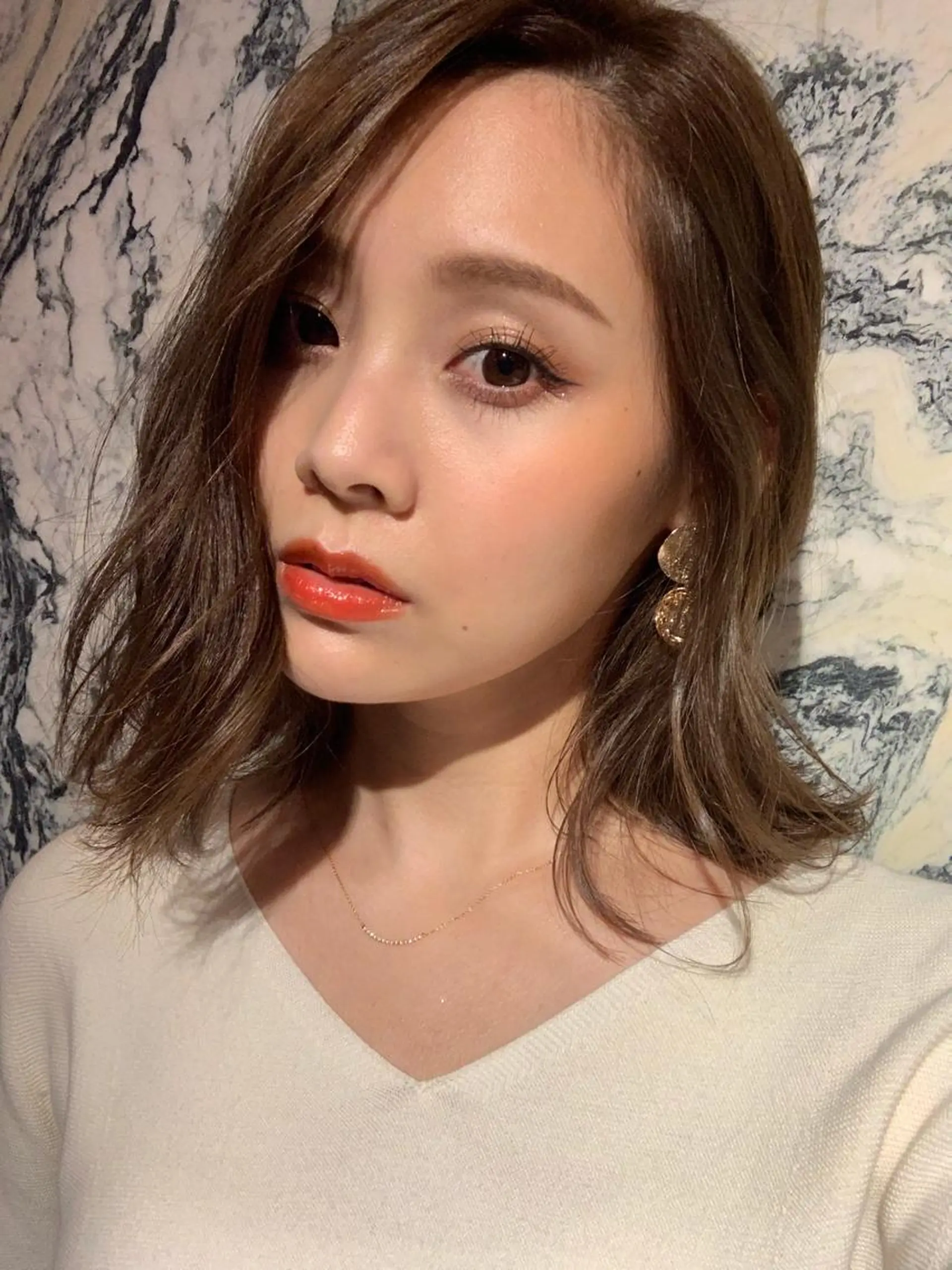 ミディアム カラー LANVERY所属・藤井 さと実のヘアスタイル