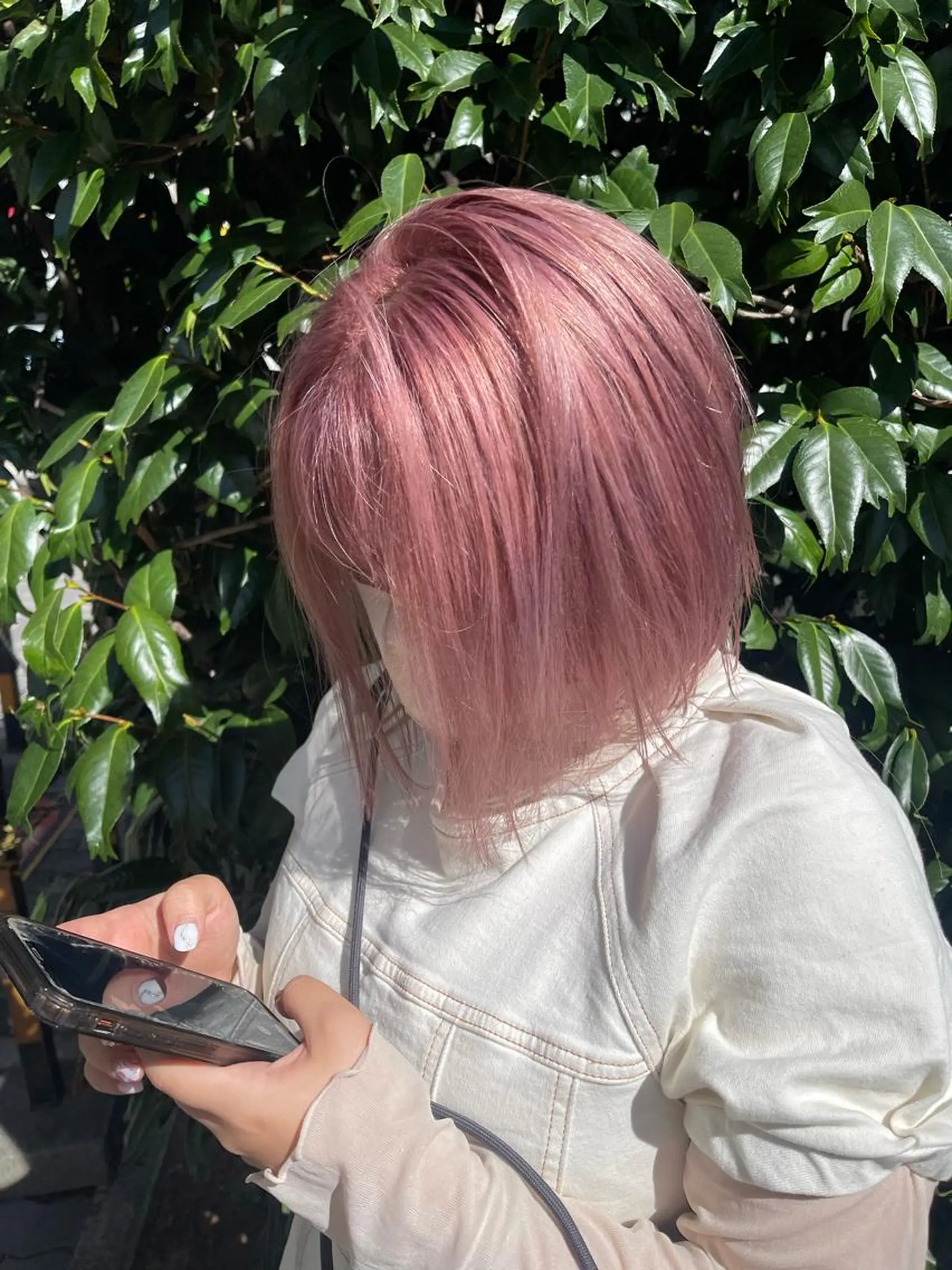 ショート 韓国風カラー 髪質改善 韓国風ヘア レイヤーカット トリートメント ワンホンヘア ケラチン/Kaitoのヘアスタイル