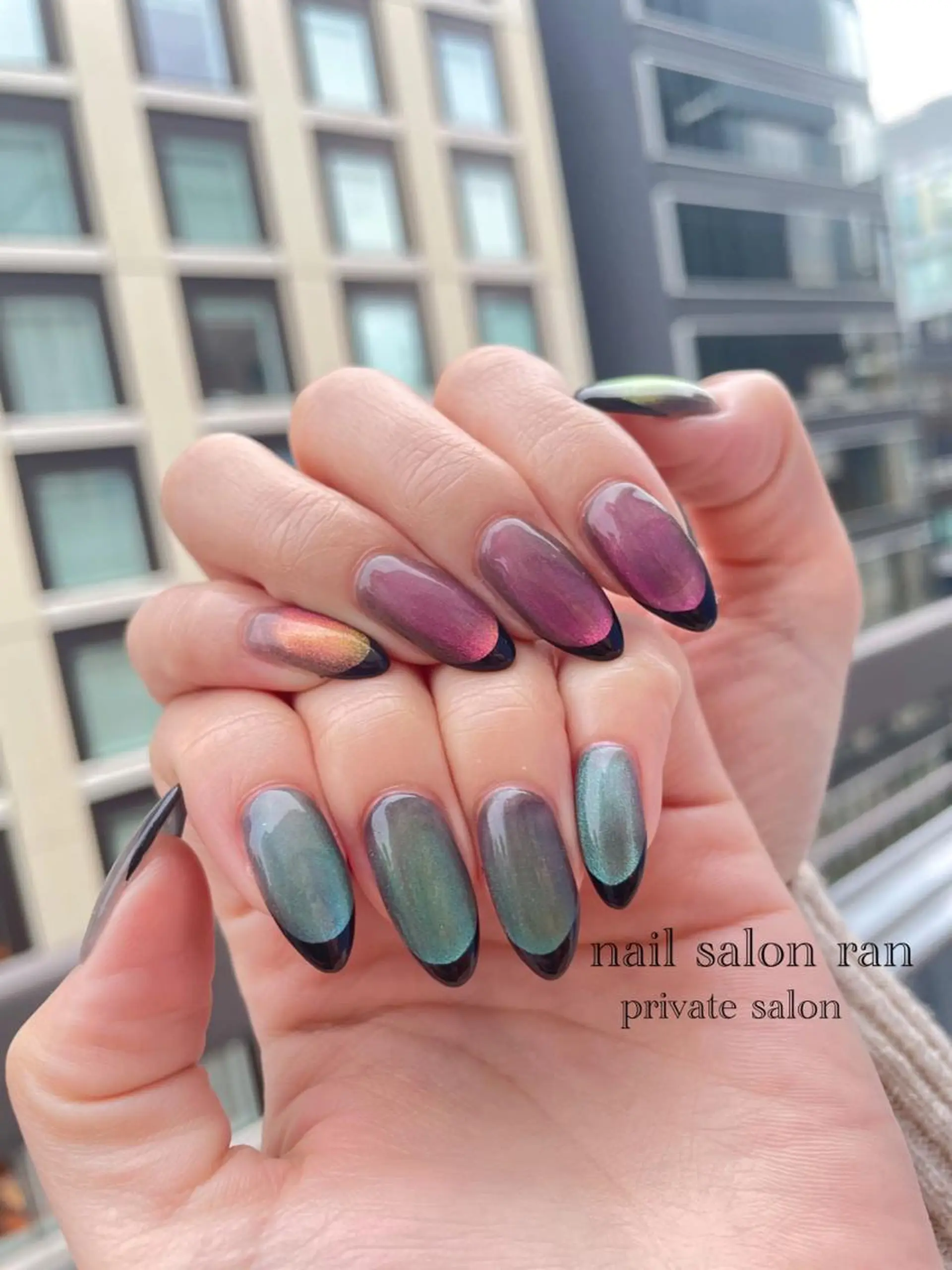 ネイル 持ち込み nailsalon ranのネイルデザイン