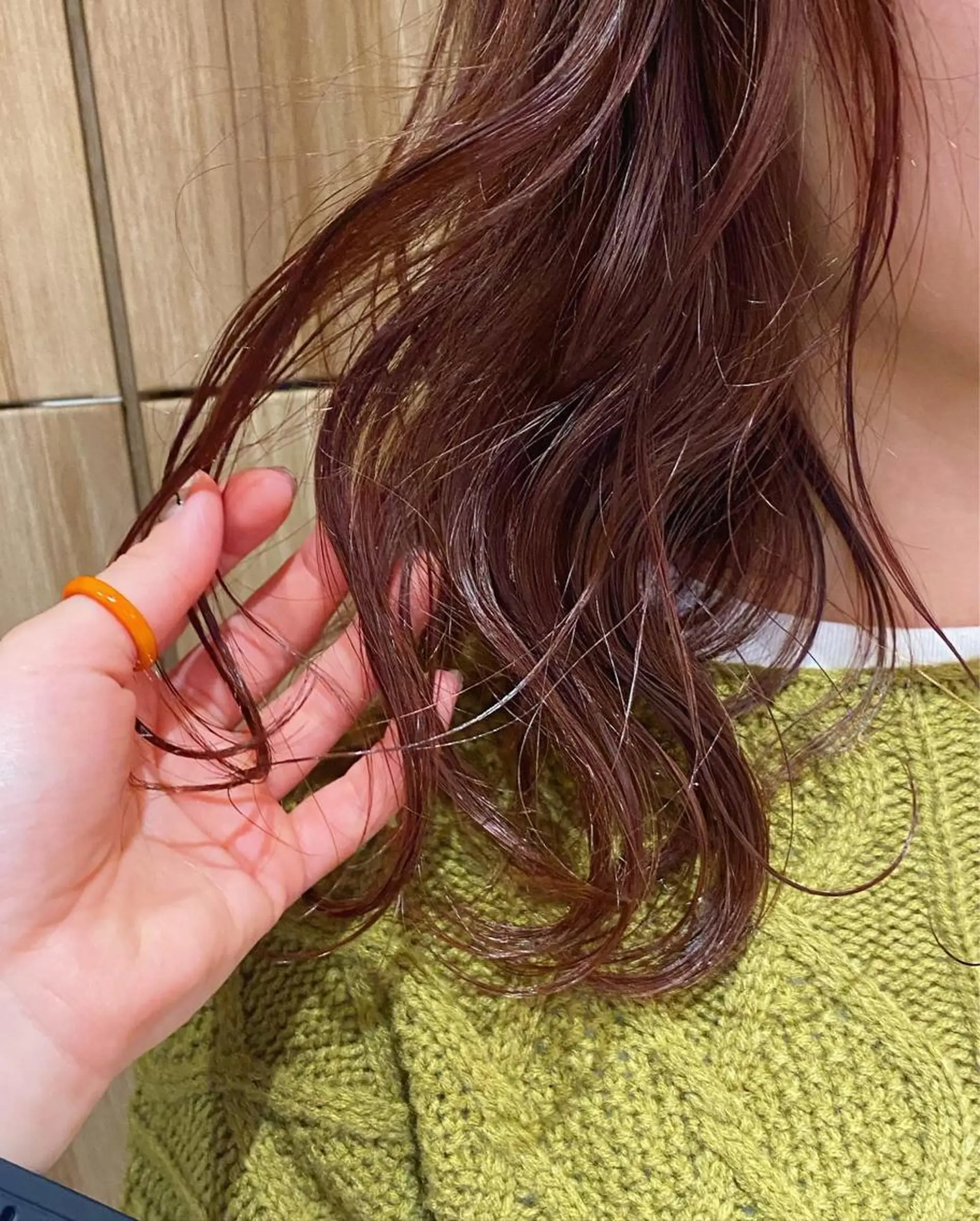 セミロング カラー ヘアカラー トリートメント ヘッドスパ パーマ指名No1 /namiのヘアスタイル