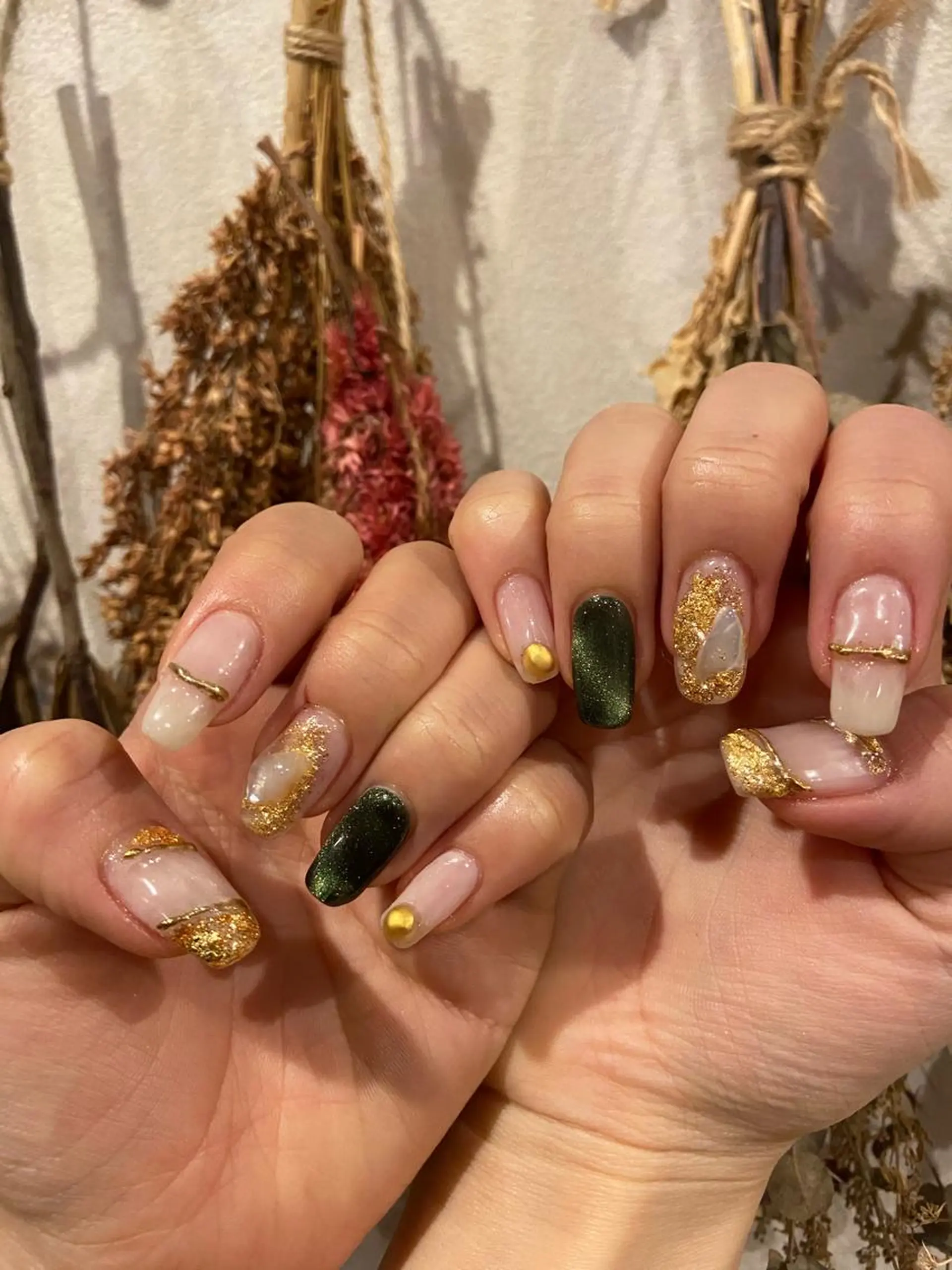 ネイル マットネイル ミラーネイル ニュアンスネイル スクエアネイル . unffのネイルデザイン