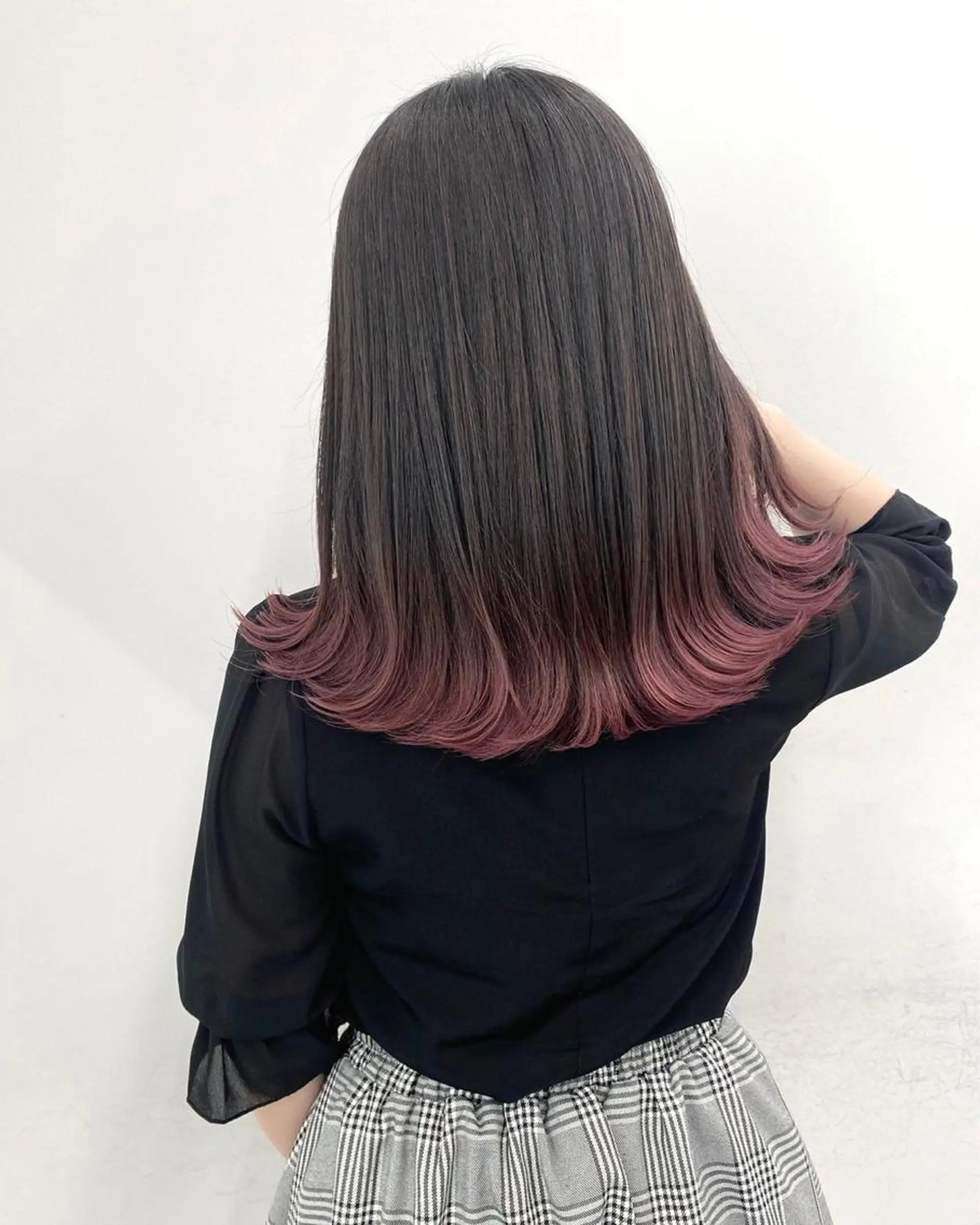 ミディアム カラー 韓国風レイヤーカット 💕髪質改善💫拓海のヘアスタイル