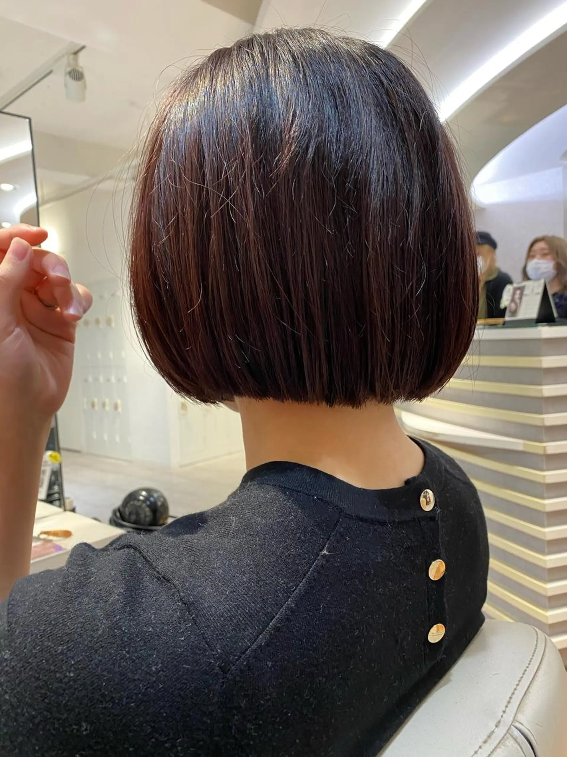 ミディアム カラー ヘアアレンジ ボブ HAIR STUDIO  buzz所属・金子 富士のヘアスタイル