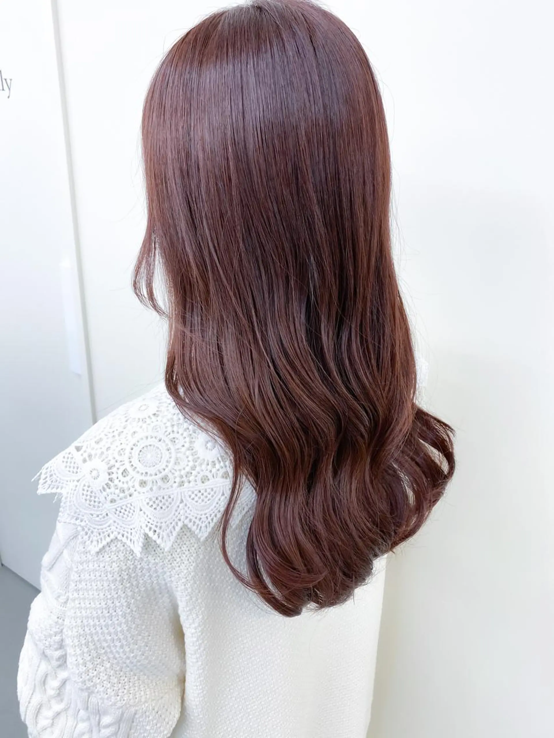 ロング カラー ブリーチ ラベンダーカラー ブリーチなしカラー ピンクカラー ピンクラベンダー カット ヘアカラー トリートメント Meena by urban所属・丹羽 隼人/髪質改善 /韓国ヘア🇰🇷のヘアスタイル