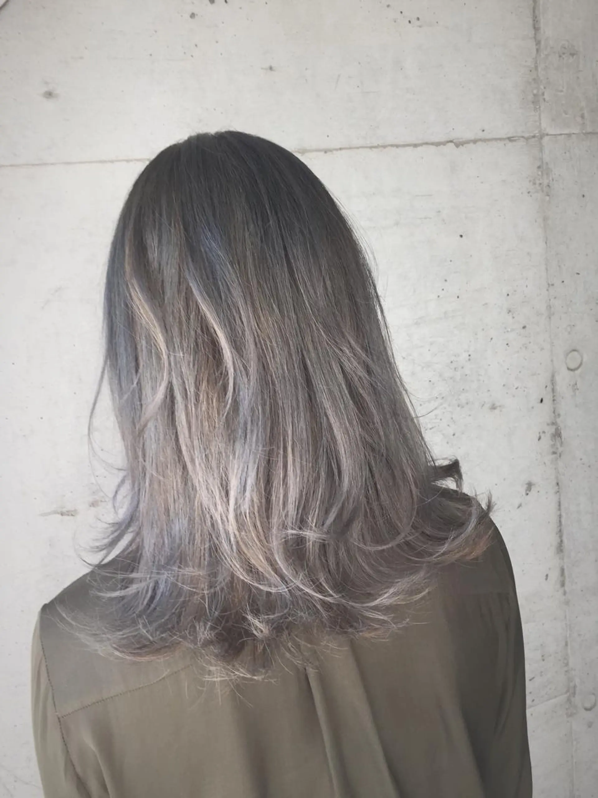 ミディアム カラー ブリーチ ケアブリーチ ダブルカラー 髪質改善/レイヤー ストウシンゴのヘアスタイル