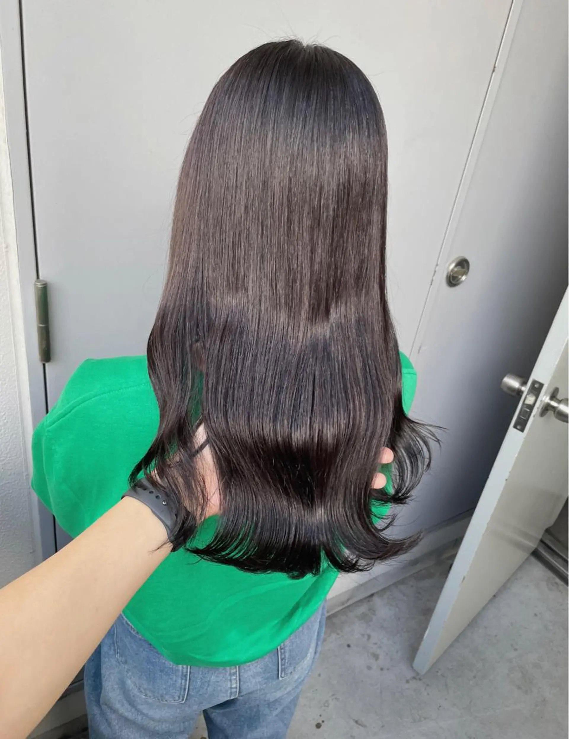 ロング カラー カット ヘアカラー トリートメント ヘッドスパ ヘアセット ベージュカラー💖 やすひろのヘアスタイル