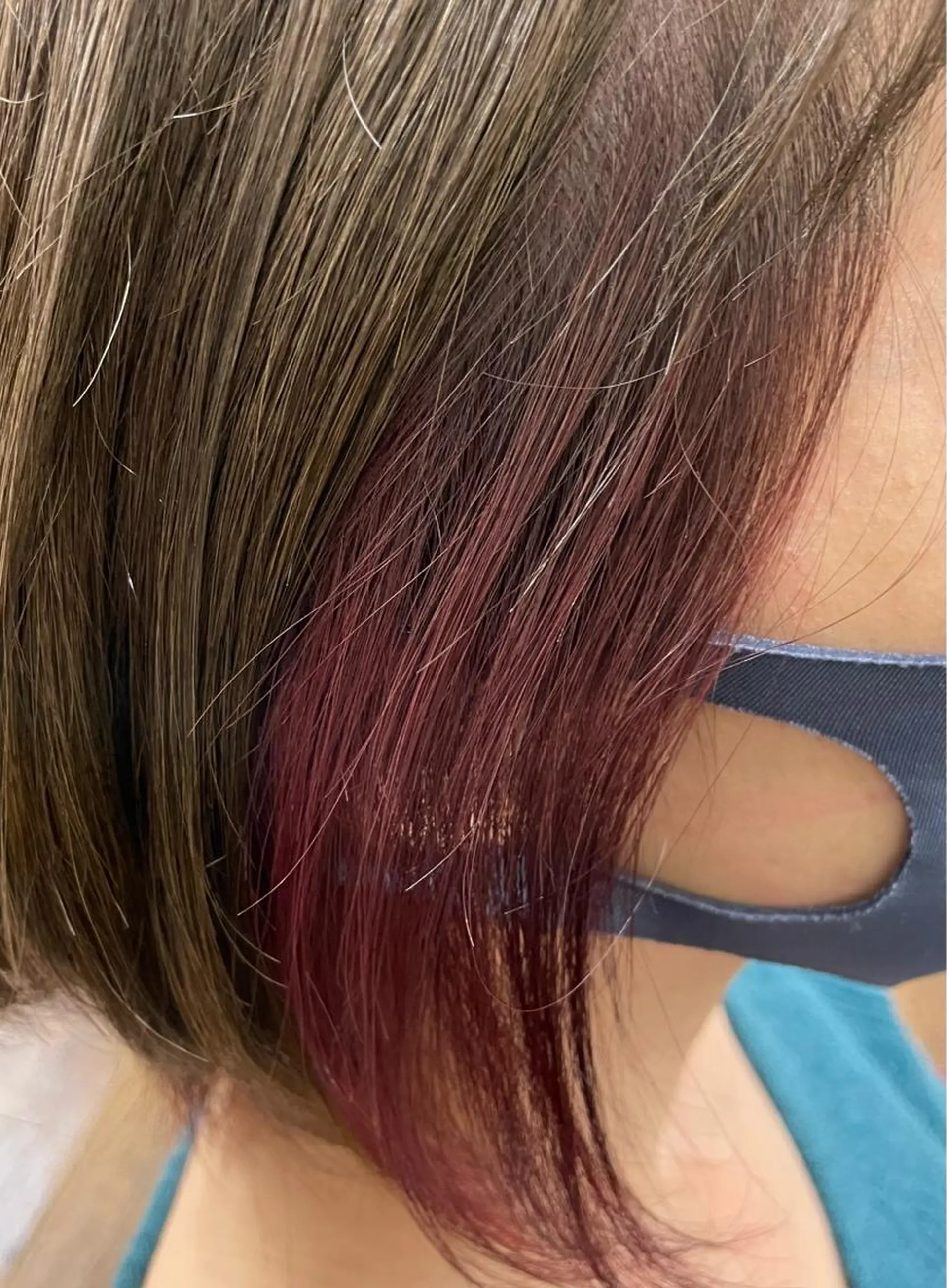 ミディアム 市川 舞のヘアスタイル