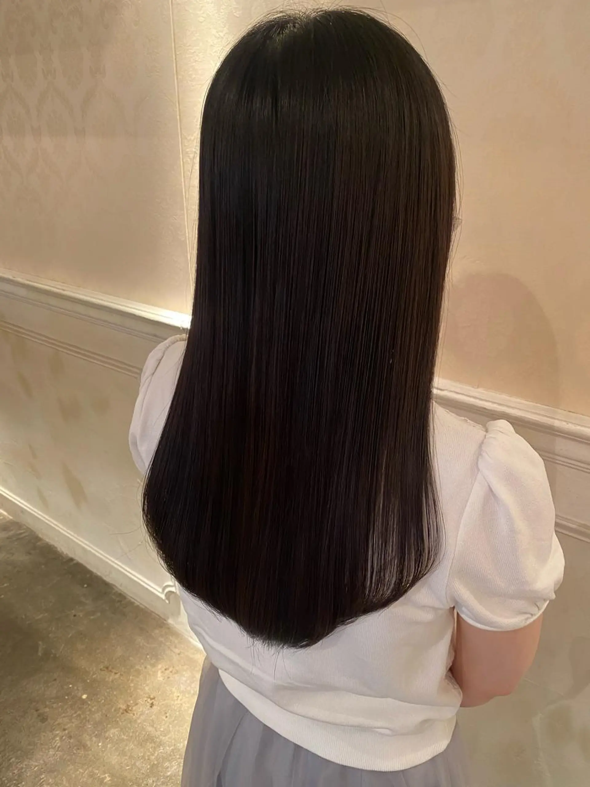 ロング 縮毛矯正 髪質改善／美髪矯正 林田和真のヘアスタイル