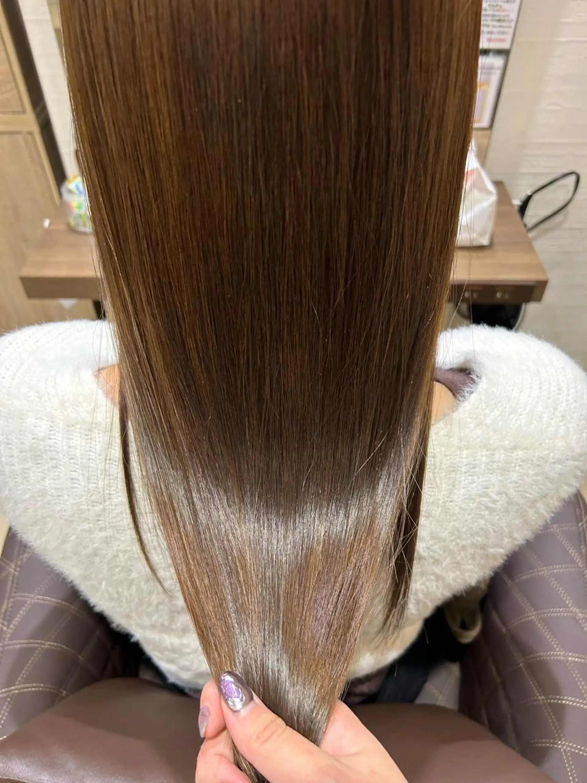 ロング カラー ブラウンカラー ココアブラウン ヘアカラー トリートメント ayana by ayala所属・❤️‍🔥 RENA❤️‍🔥のヘアスタイル