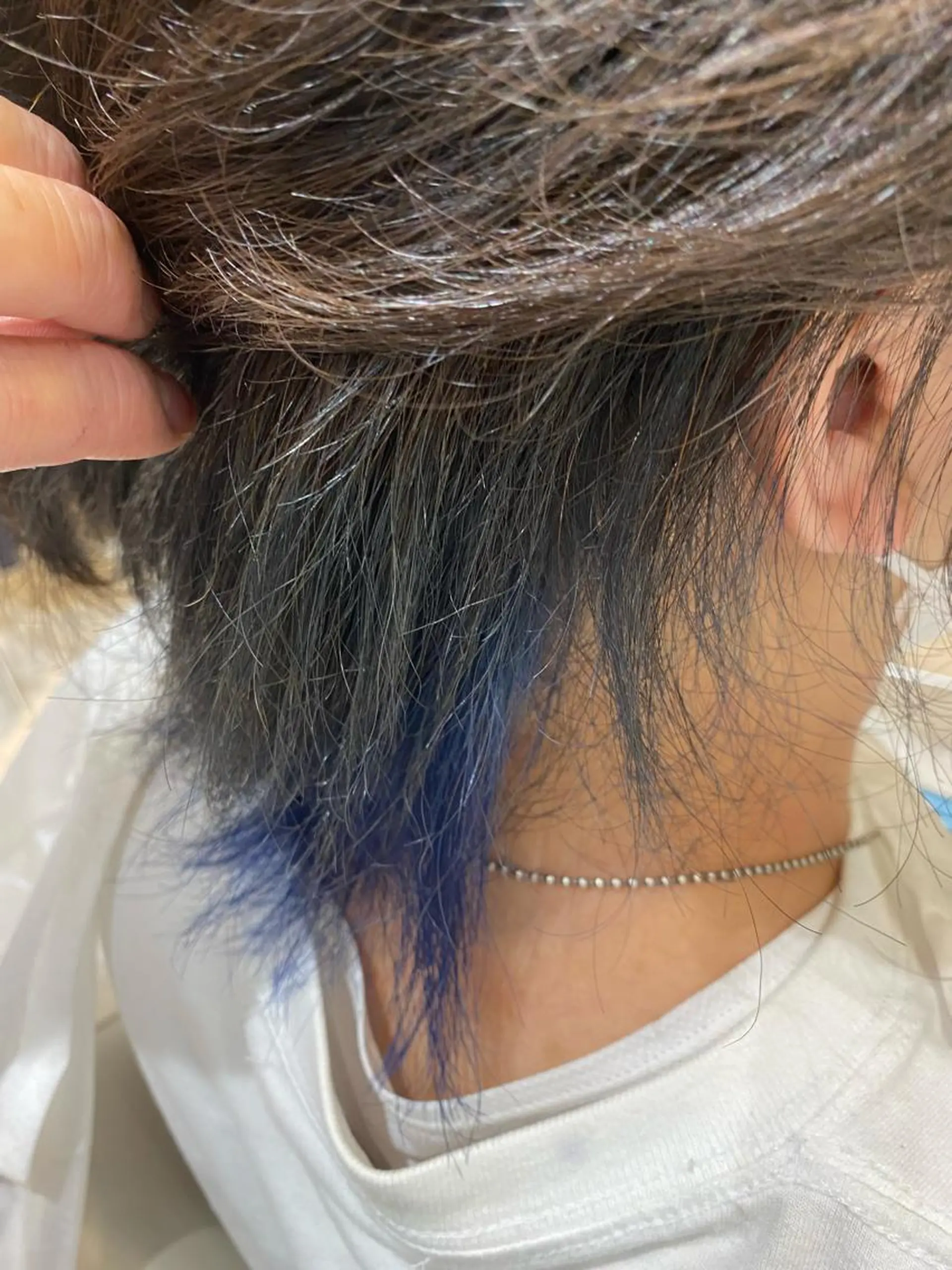 カラー ブルーカラー メンズサロンGRIT 店長　深山一平のヘアスタイル