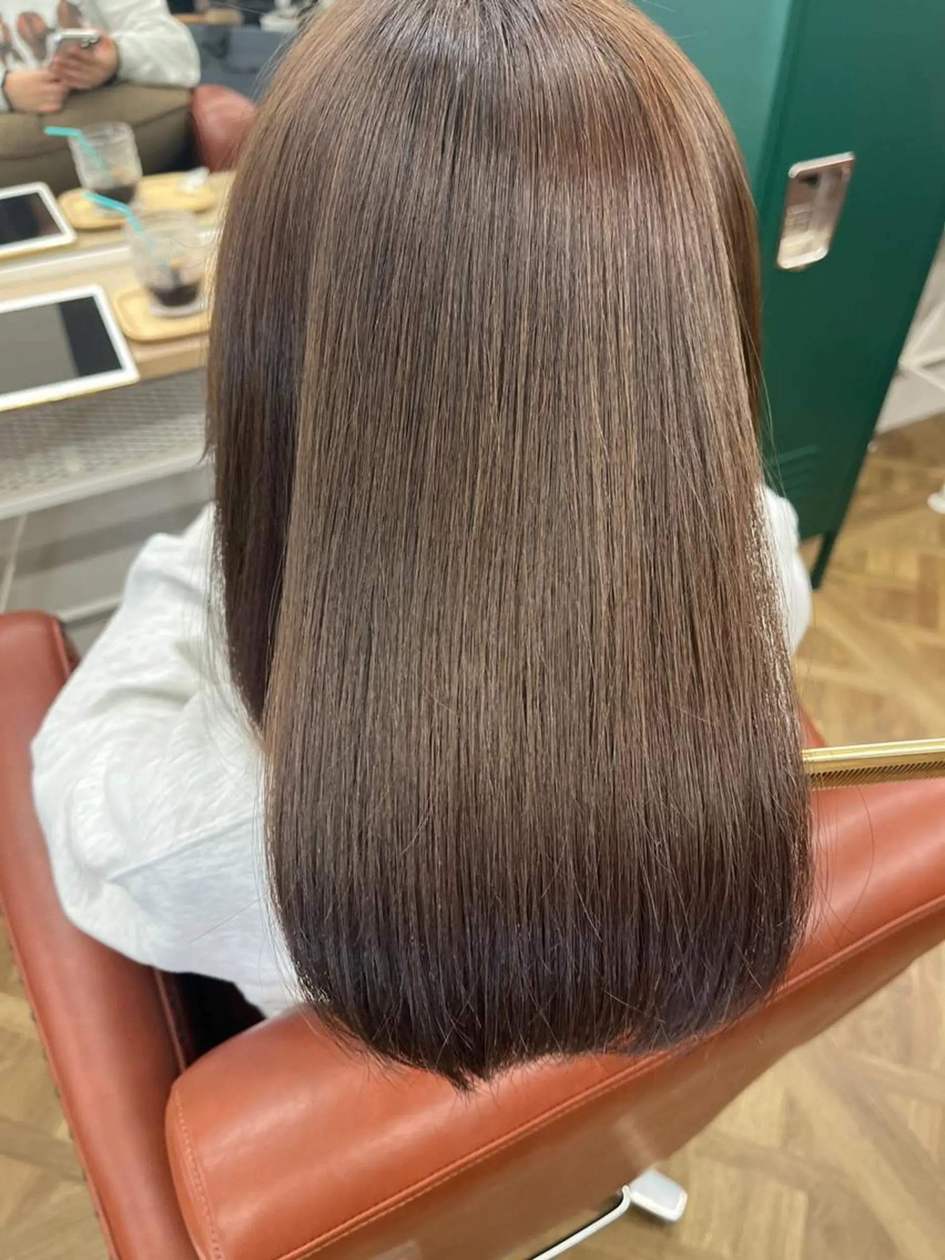 セミロング 髪質改善×韓国風/小 顔レイヤー/早瀬櫻子のマツエク・マツパデザイン