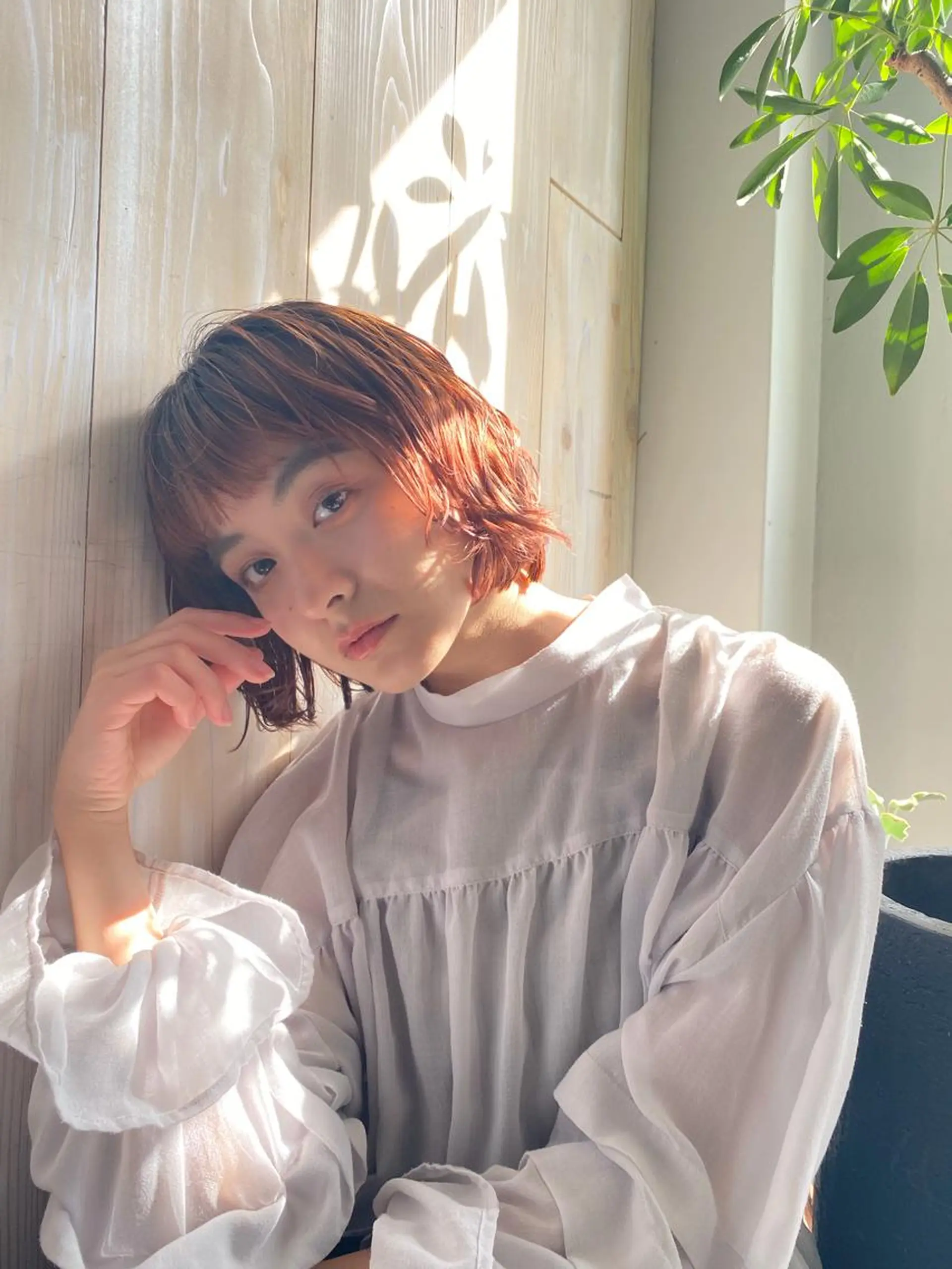 ミディアム カラー ヘアカラー トリートメント カラー指名No.1 土井新治❄️のヘアスタイル