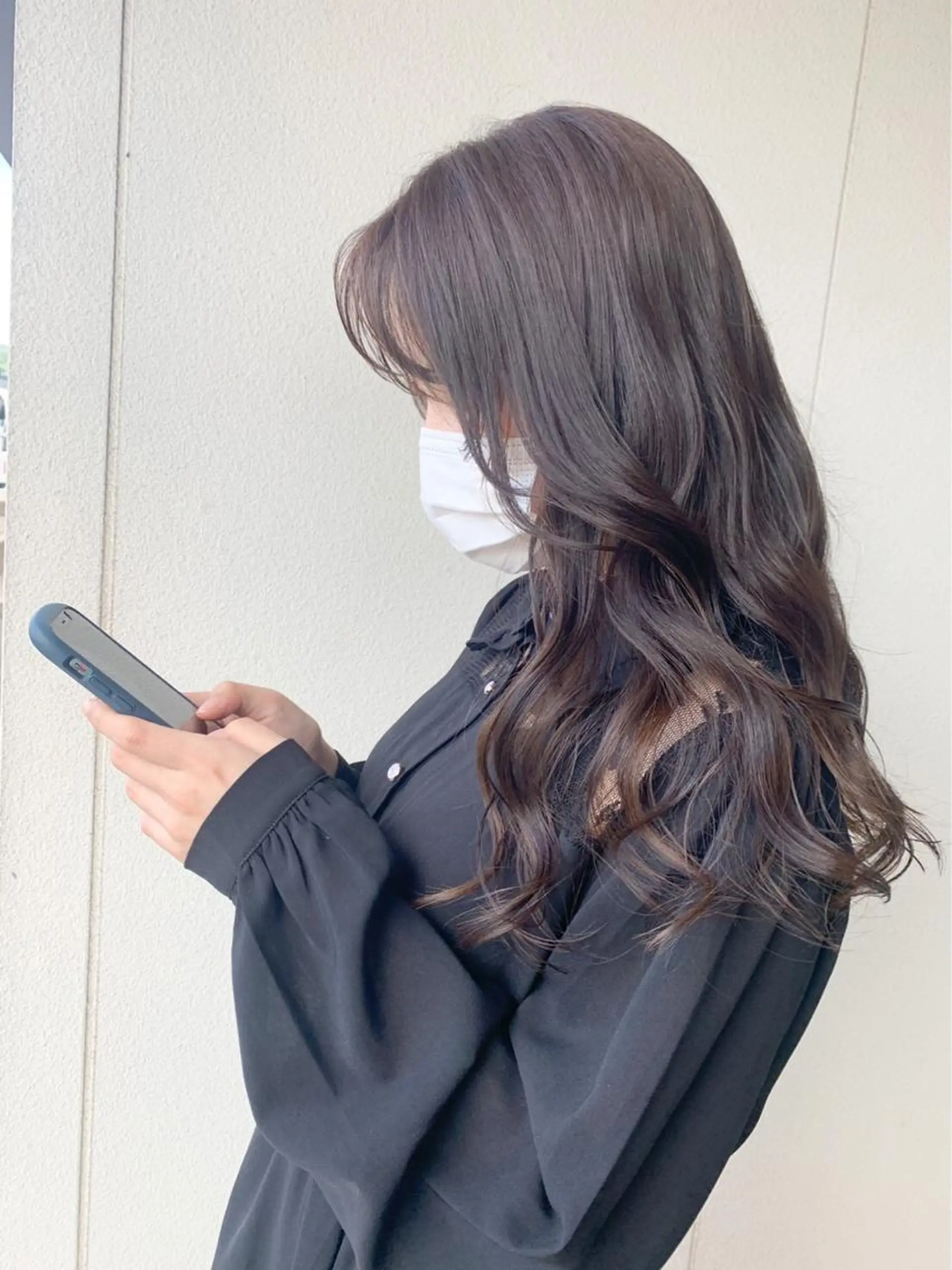 ロング カラー 中本 日葵梨のヘアスタイル