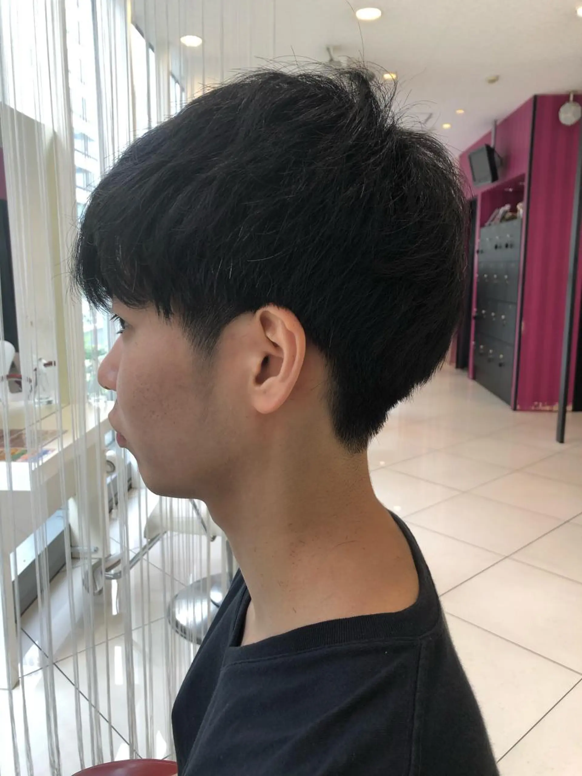 ショート パーマ メンズ 🍀富久 永梨🧸のヘアスタイル