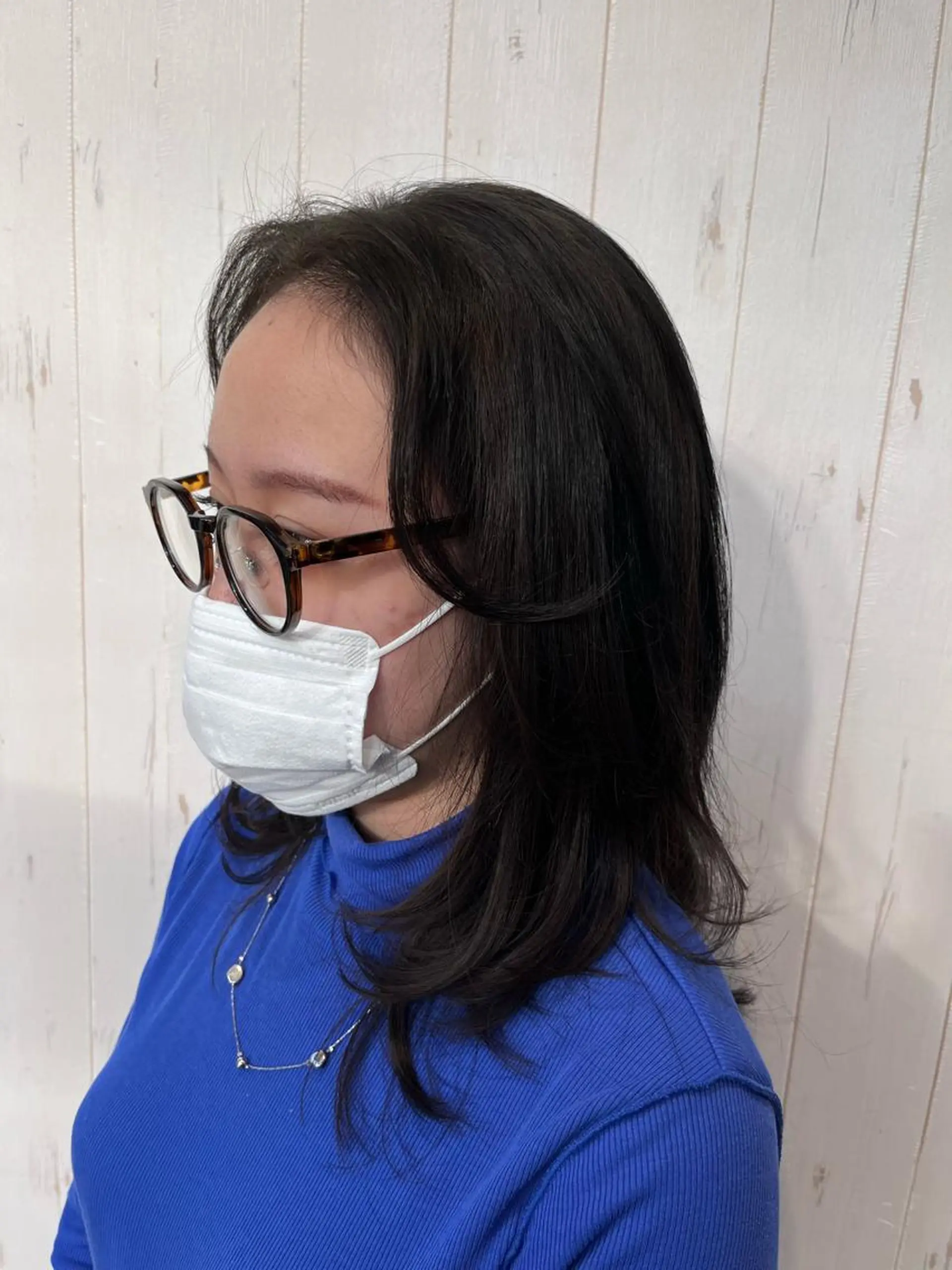 ミディアム カラー dogstar小林諒 レイヤー/パーマのヘアスタイル