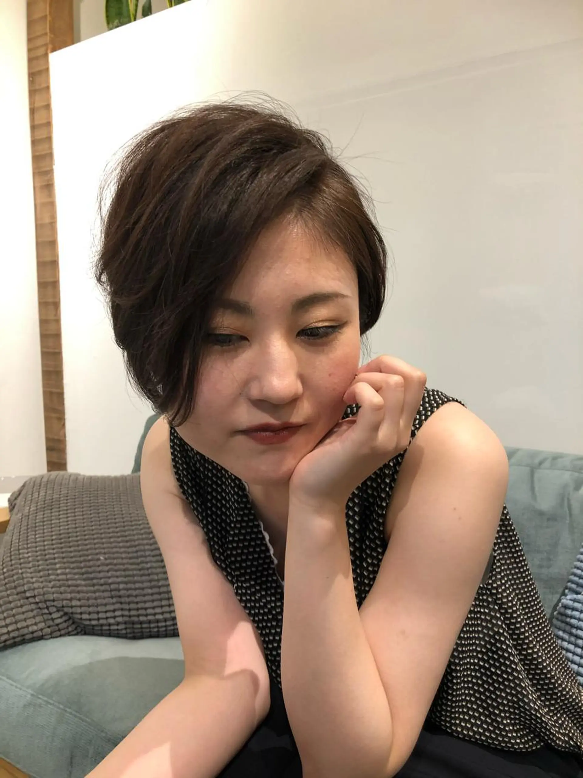 ショート 前田 梨沙のヘアスタイル