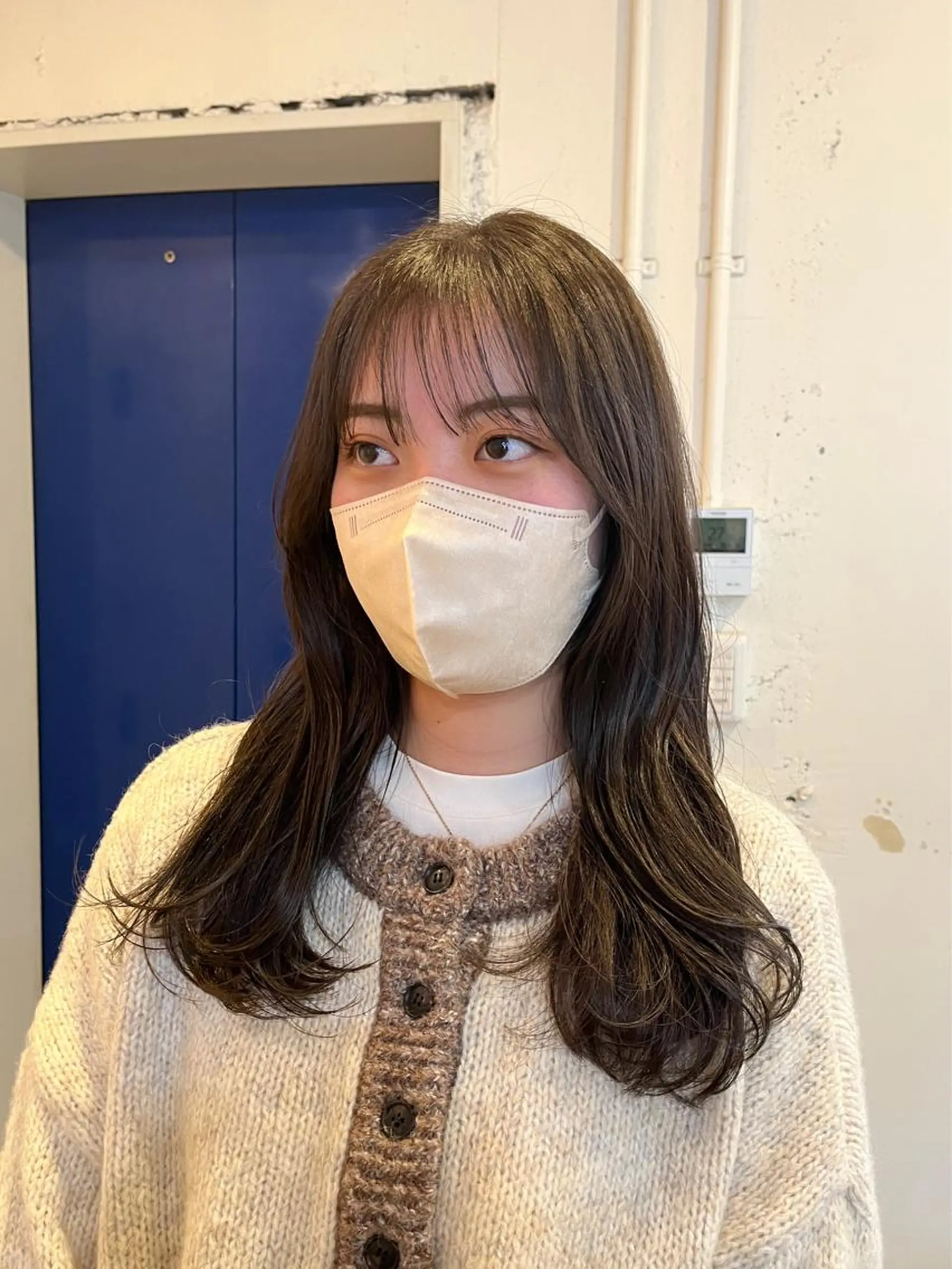 セミロング カラー カット ヘアカラー トリートメント RYOMA/ 似合わせ🎧🤍のヘアスタイル